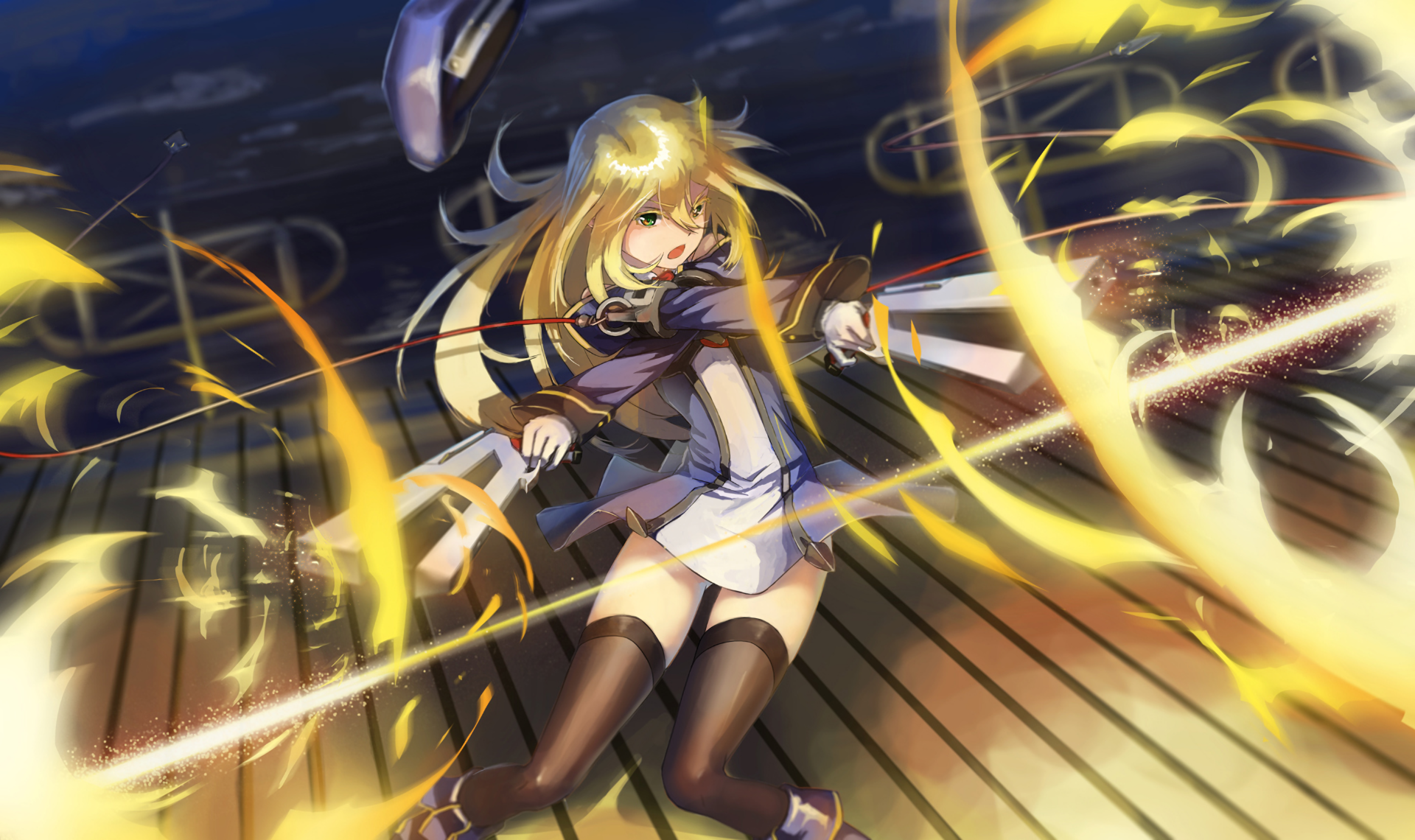 Noel Vermillion Blaze: Stunning HD Anime Wallpaper from BlazBlue