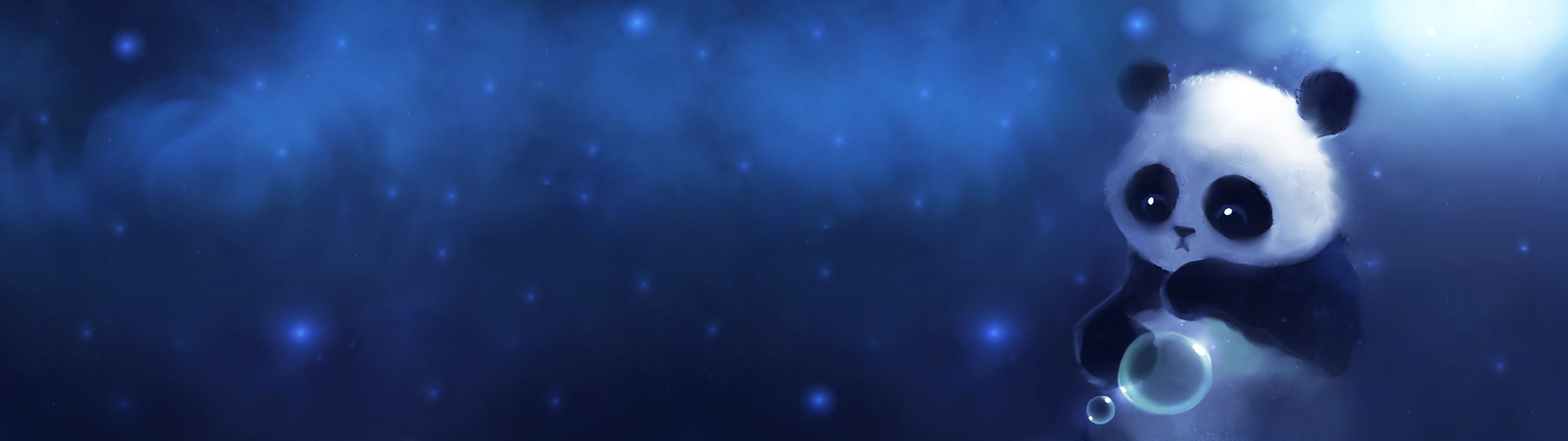 dual, Monitor, Screen, Multi, Multiple, Panda, Cute, Mignon, Bear, Our Wallpaper HD / Desktop and Mobile Background