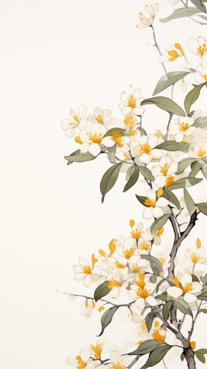 Osmanthus Tree Image Wallpaper