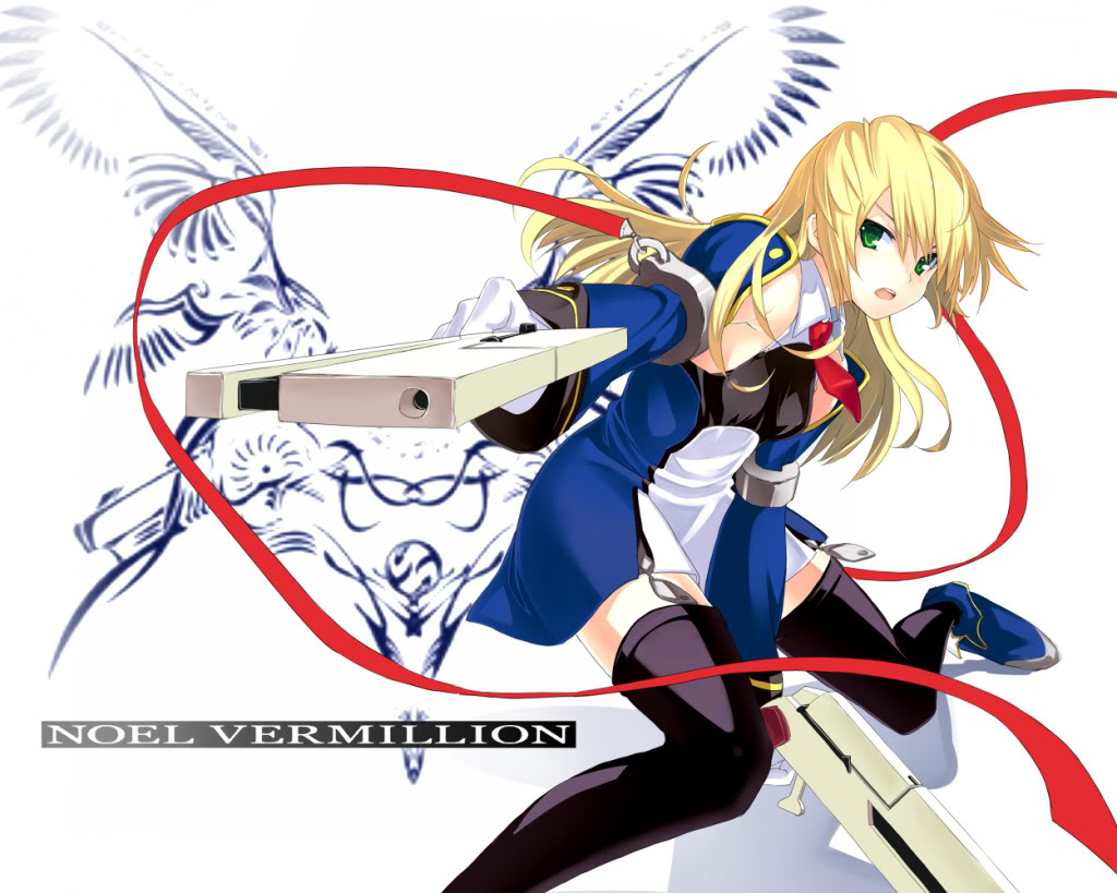 In love with Noel Vermillion from Blazblue
