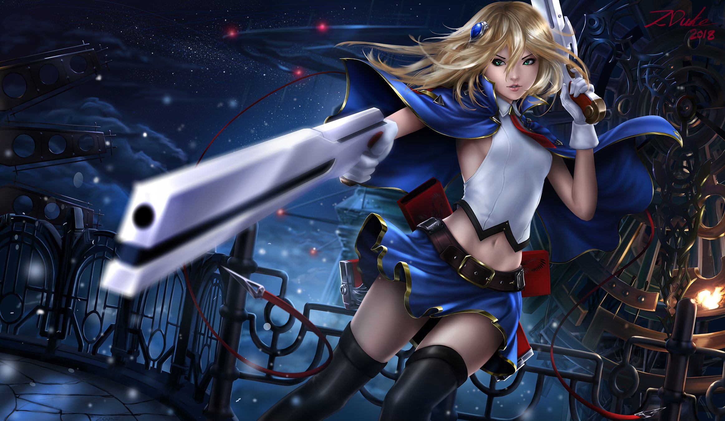 ZDuke Vermillion Fanart My favorite character from #BBTAG # BlazBlue I love this game