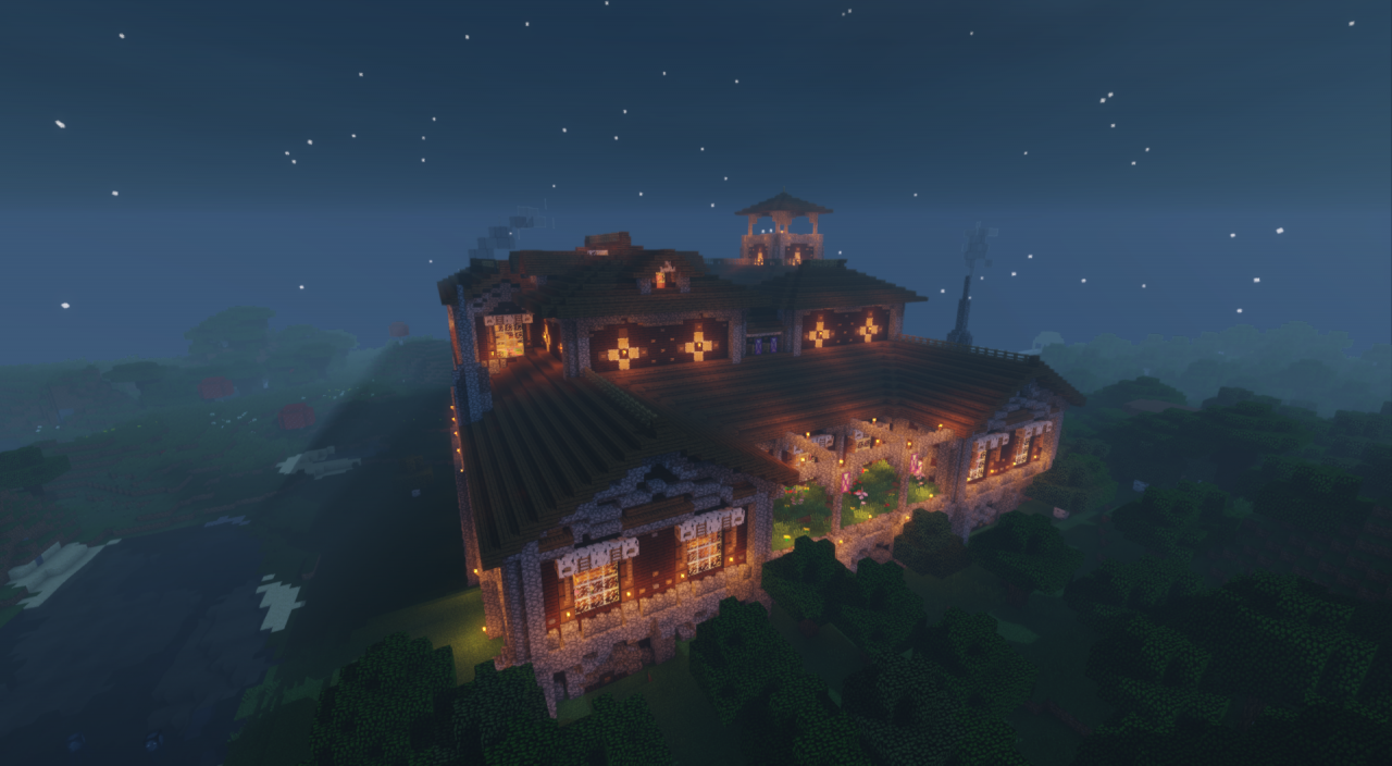 Woodland Mansion Transformation (WITH 1080p VIDEO TOUR) Minecraft Map
