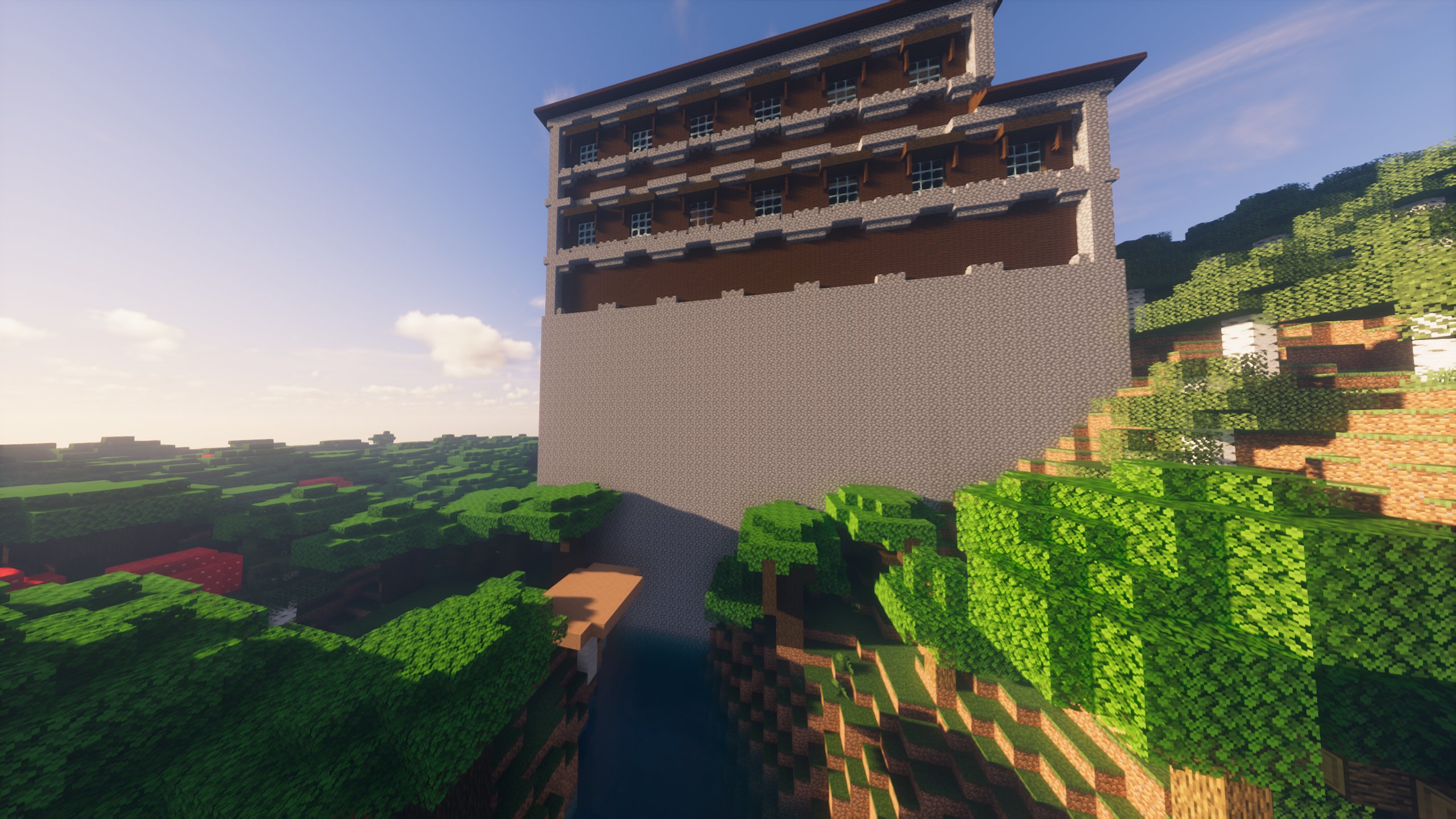 Iris Shaders just found the weirdest woodland mansion while testing out this shader -179508525290642075 /execute in minecraft:overworld run tp -598.11 110.57 -687.56 -88.50 30.00
