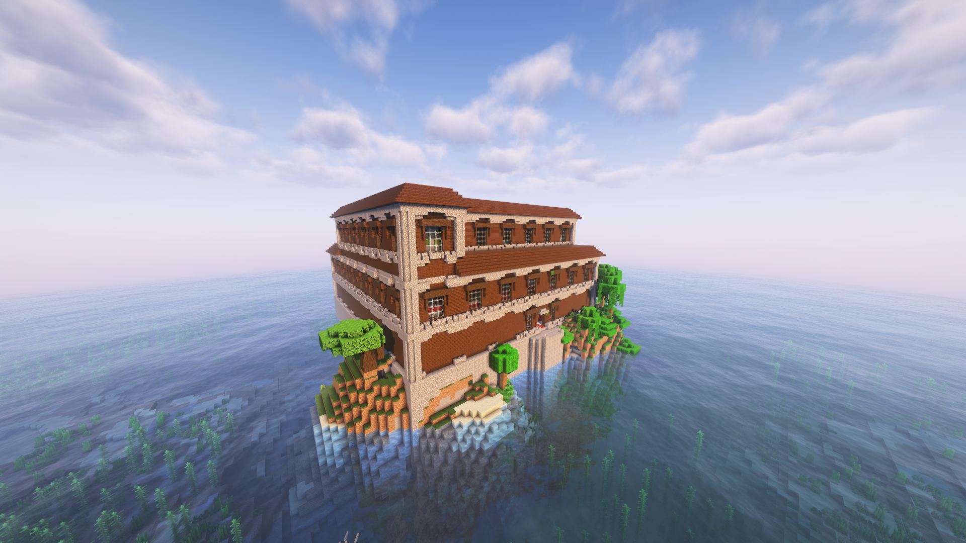 Mansion in the middle of the ocean in versions 1.20 and 1.21 u are spawning on top of it but on 1.21.3 or above it doesnt work SEED: -9126232656894583667 cordinates 30 30