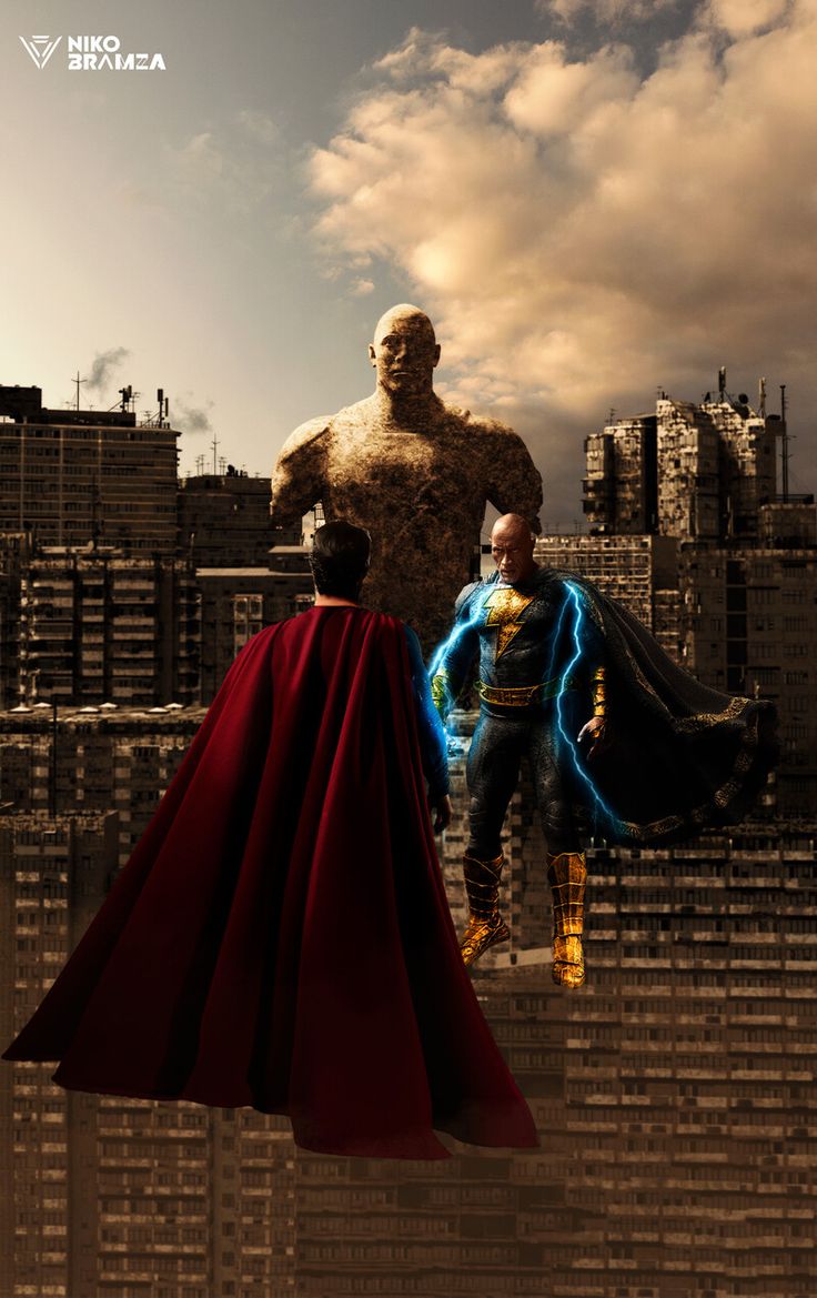 Black Adam vs Superman in Kahndaq, NikoBramza