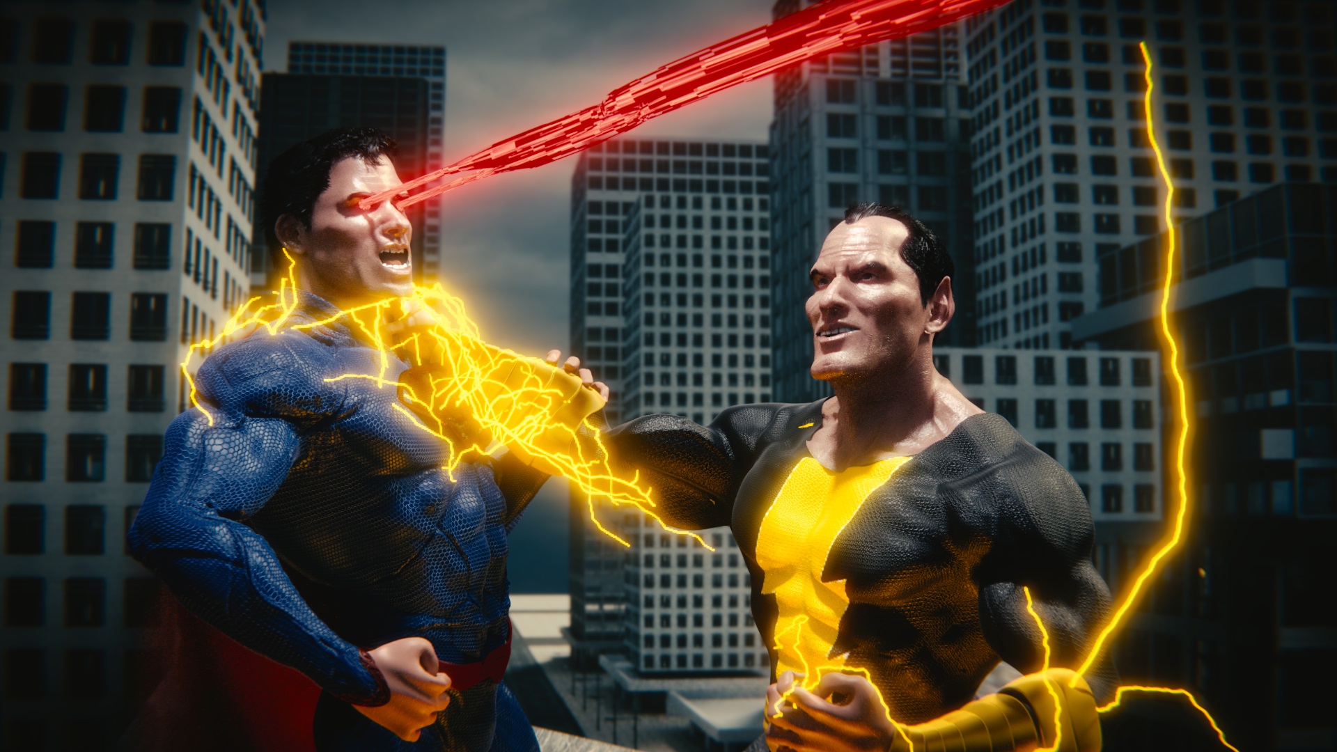 Superman New 52 vs Black Adam (Fan Art) Projects Artists Community