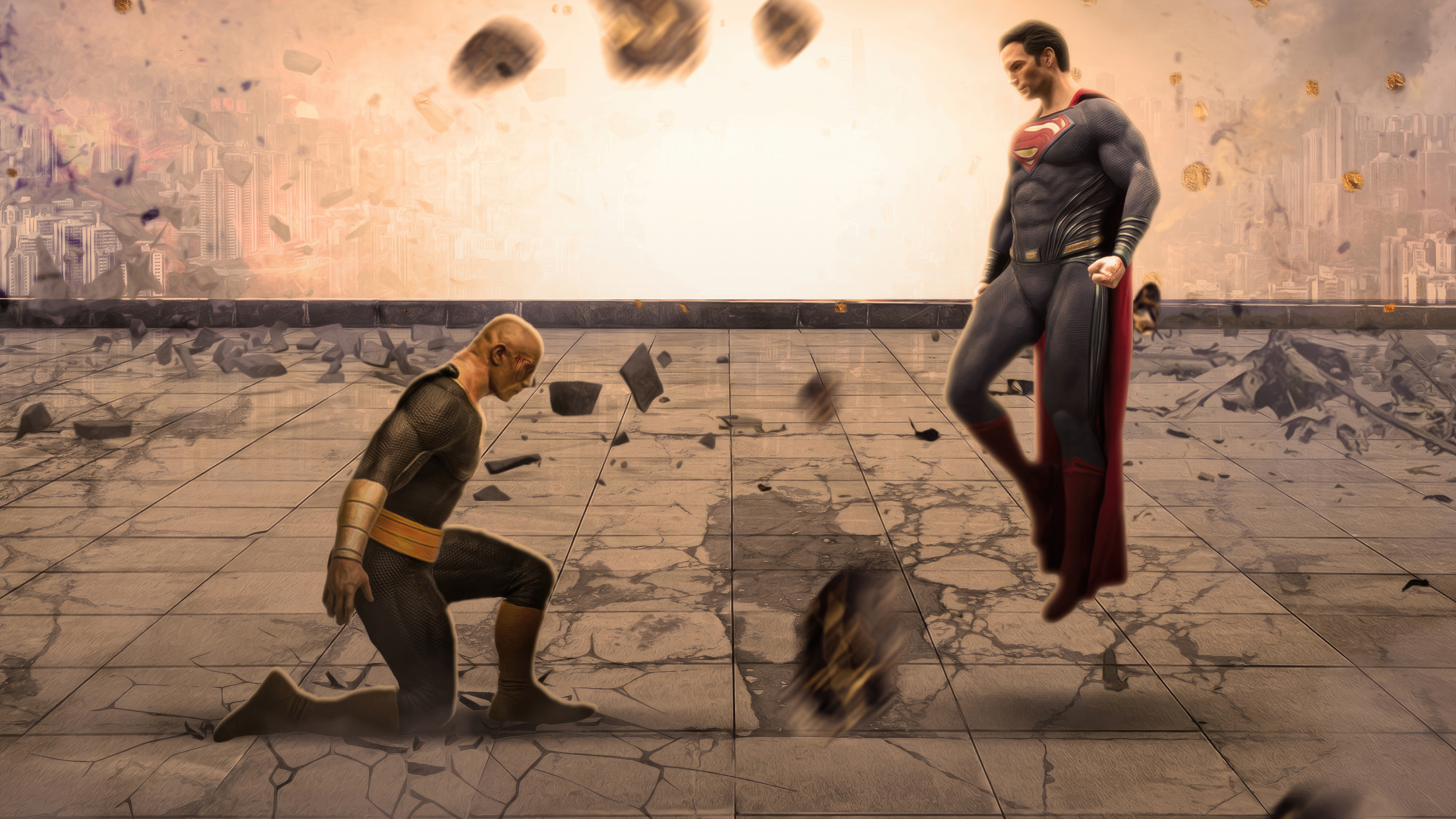 Superman Vs Black Adam Wallpaper, HD Superheroes Wallpaper, 4k Wallpaper Image, Background, Photos and Picture