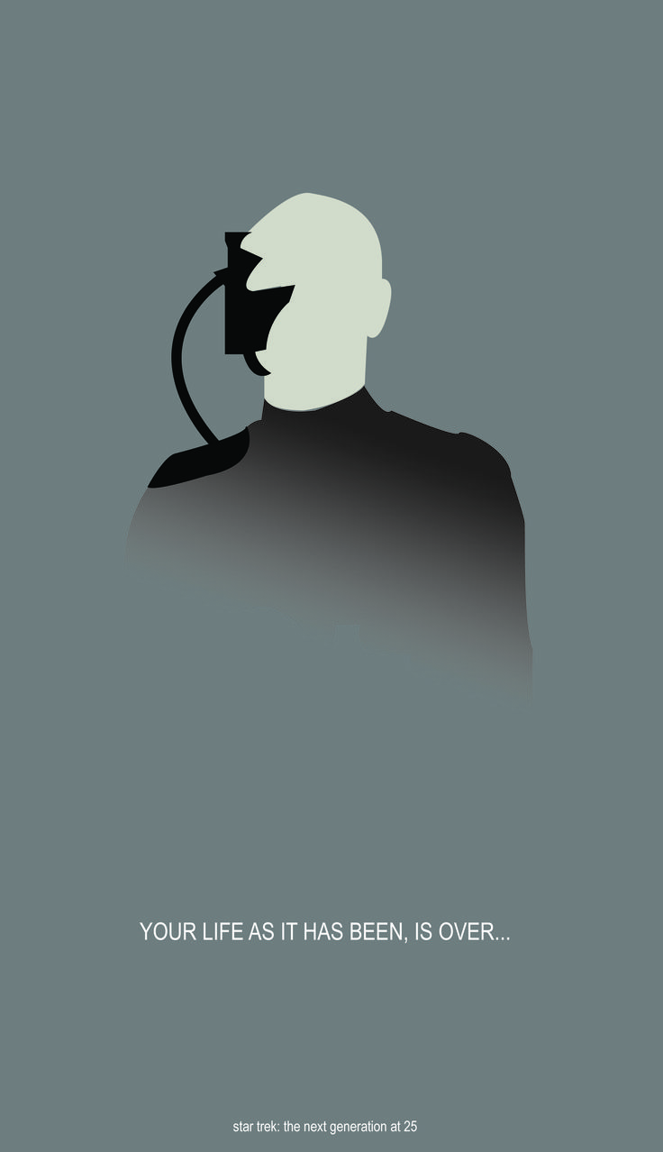 Your Life As It Has Been, Is OVER. Star Trek minimalist movie poster