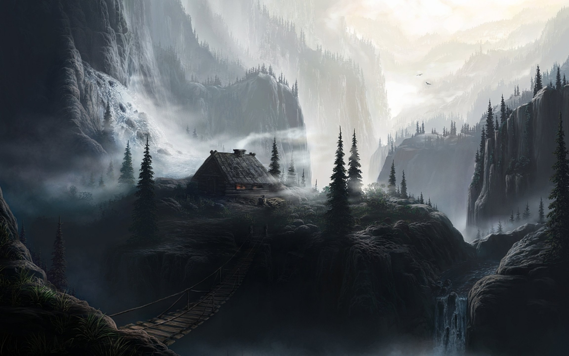 Fantasy Landscape Dark Best Wallpaper 111565