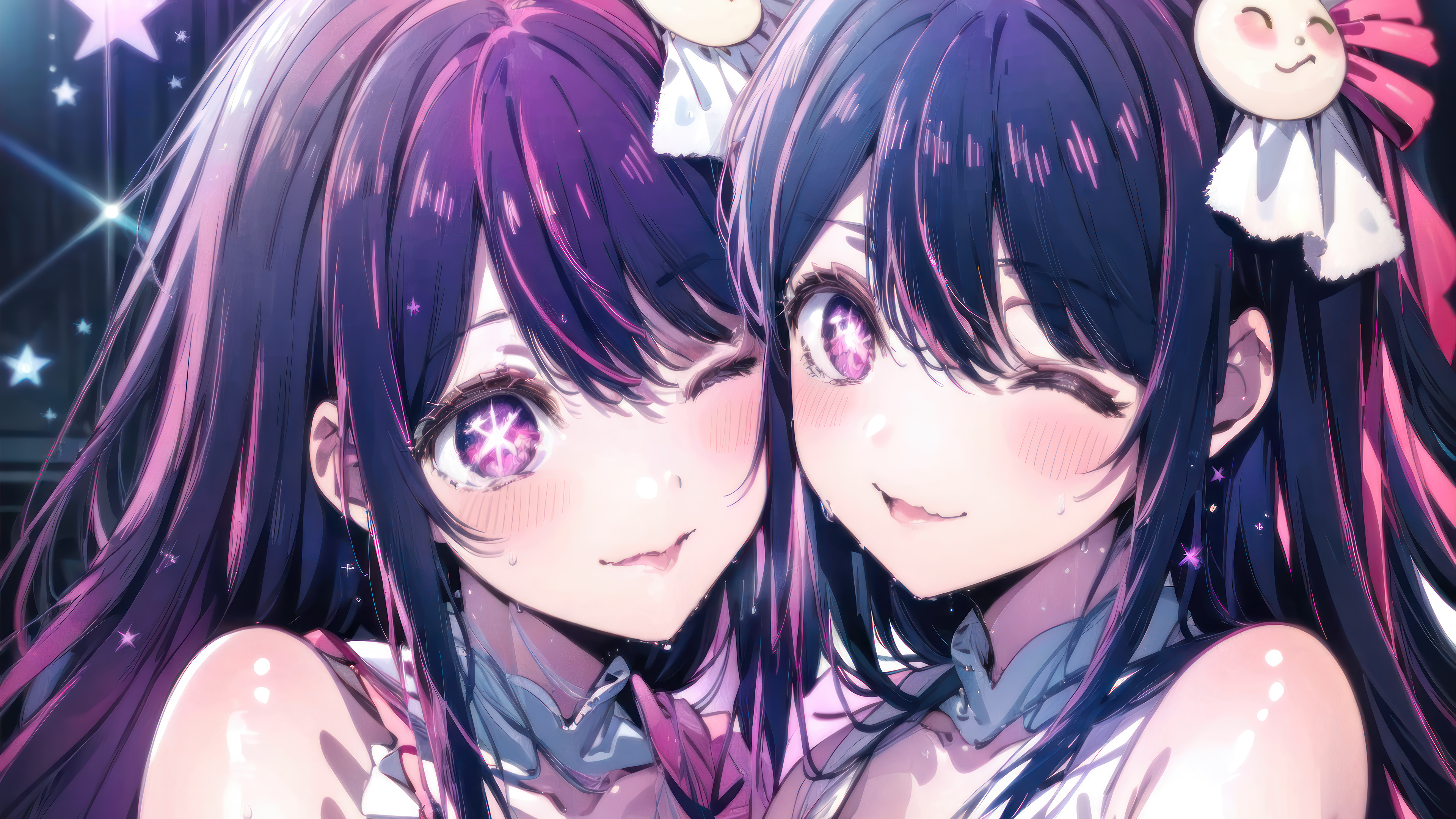 Ai Hoshino Oshi no Ko Anime Girls Wallpaper 4K HD PC l