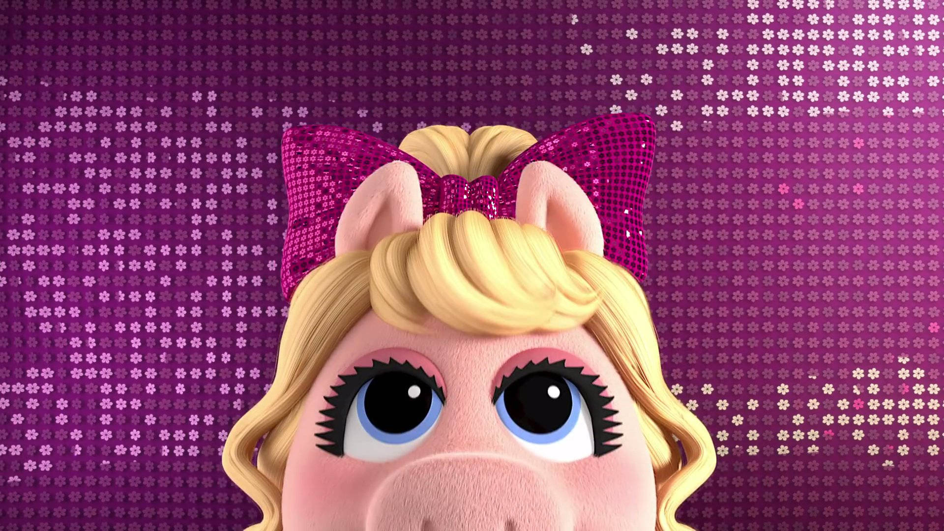 Download Disney Muppet Babies Piggy in Pink Wallpaper