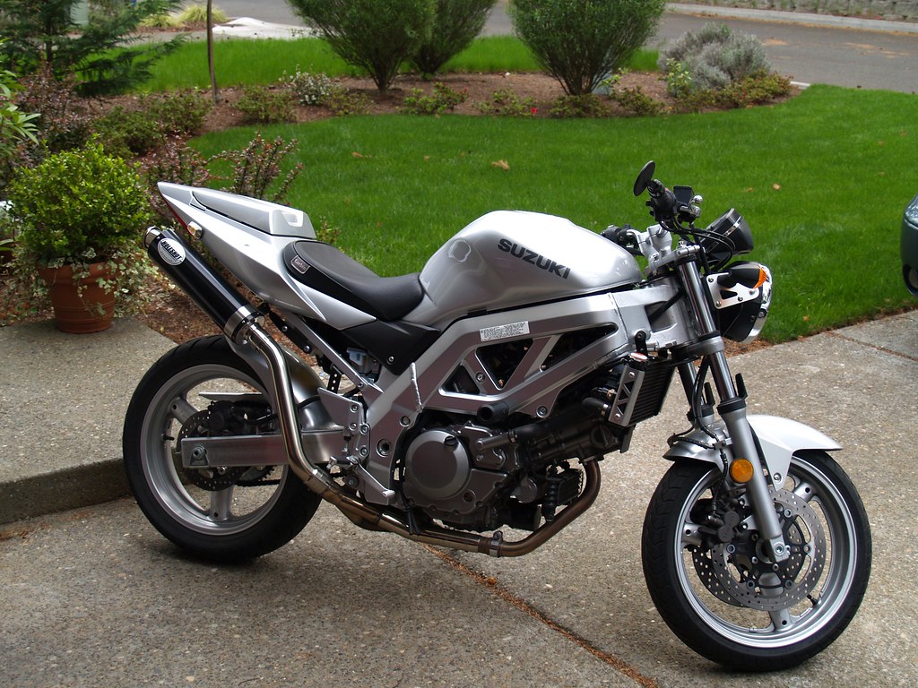 Rick's 2003 Suzuki SV650. Mods: * Rear seat cowl * Corbin s