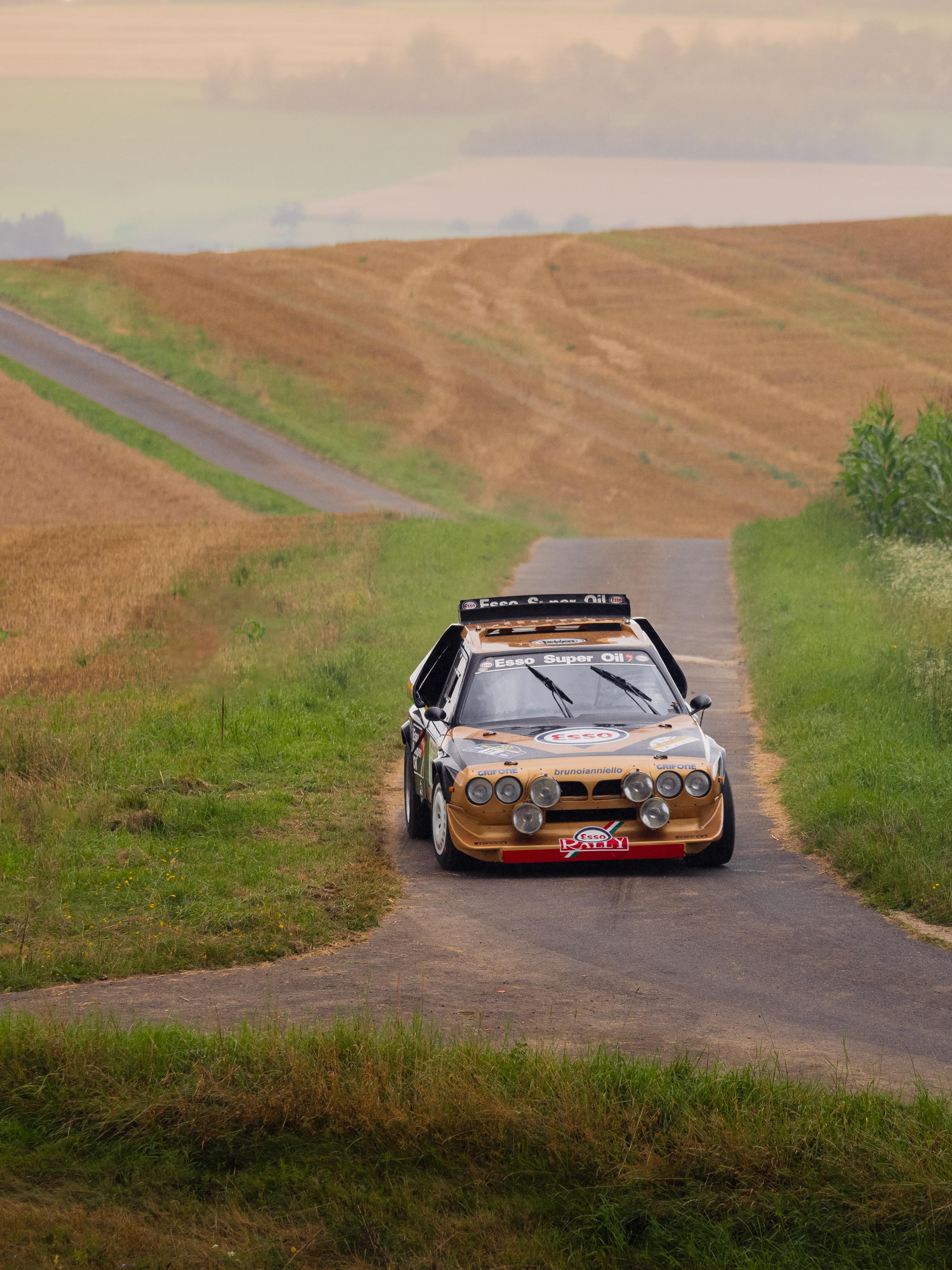 Some classic rally car action