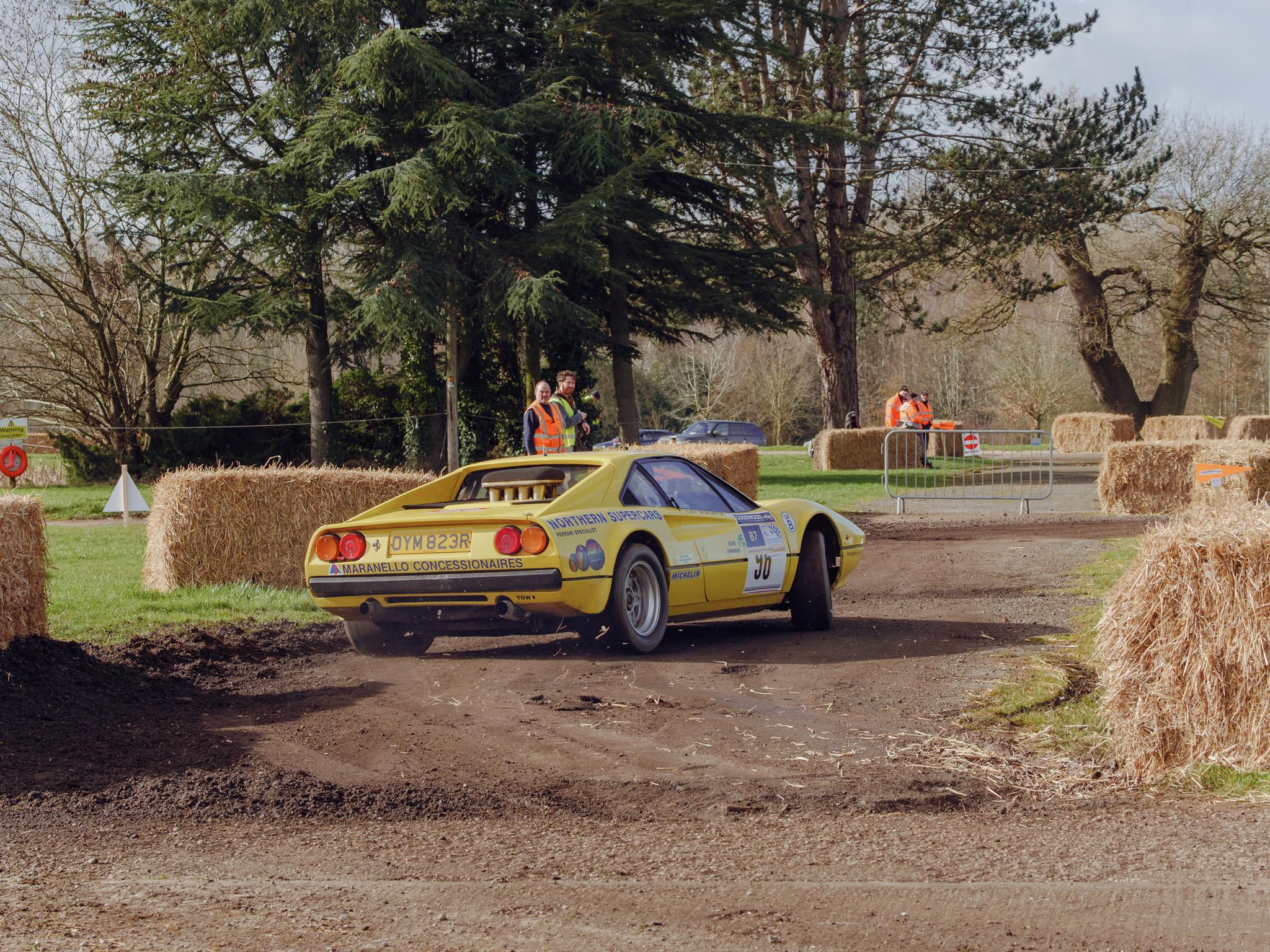 Historic rally selection in action at Race Retro