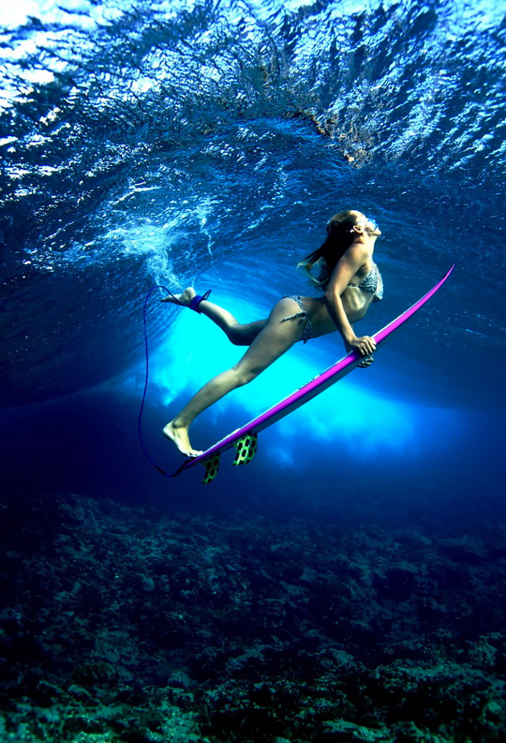 Girl With Surf Board Wallpaper for iPhone 11, Pro Max, X, 8, 7, 6