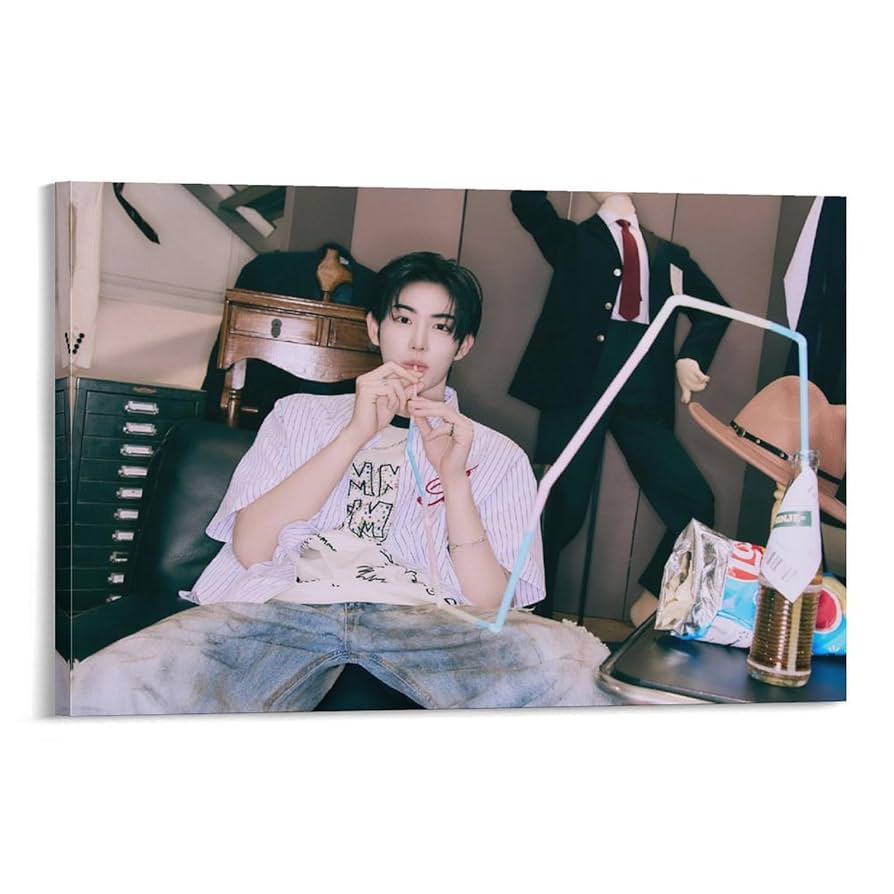 STAR KickFlip Minje 2nd Mini Album Kick Out Flip NOW Get Ready HANDSOME ARTIST IDOLS Poster Decorative Painting Canvas Wall Art Living Room Posters Bedroom Painting 20x30inch(50x75cm): Posters & Prints