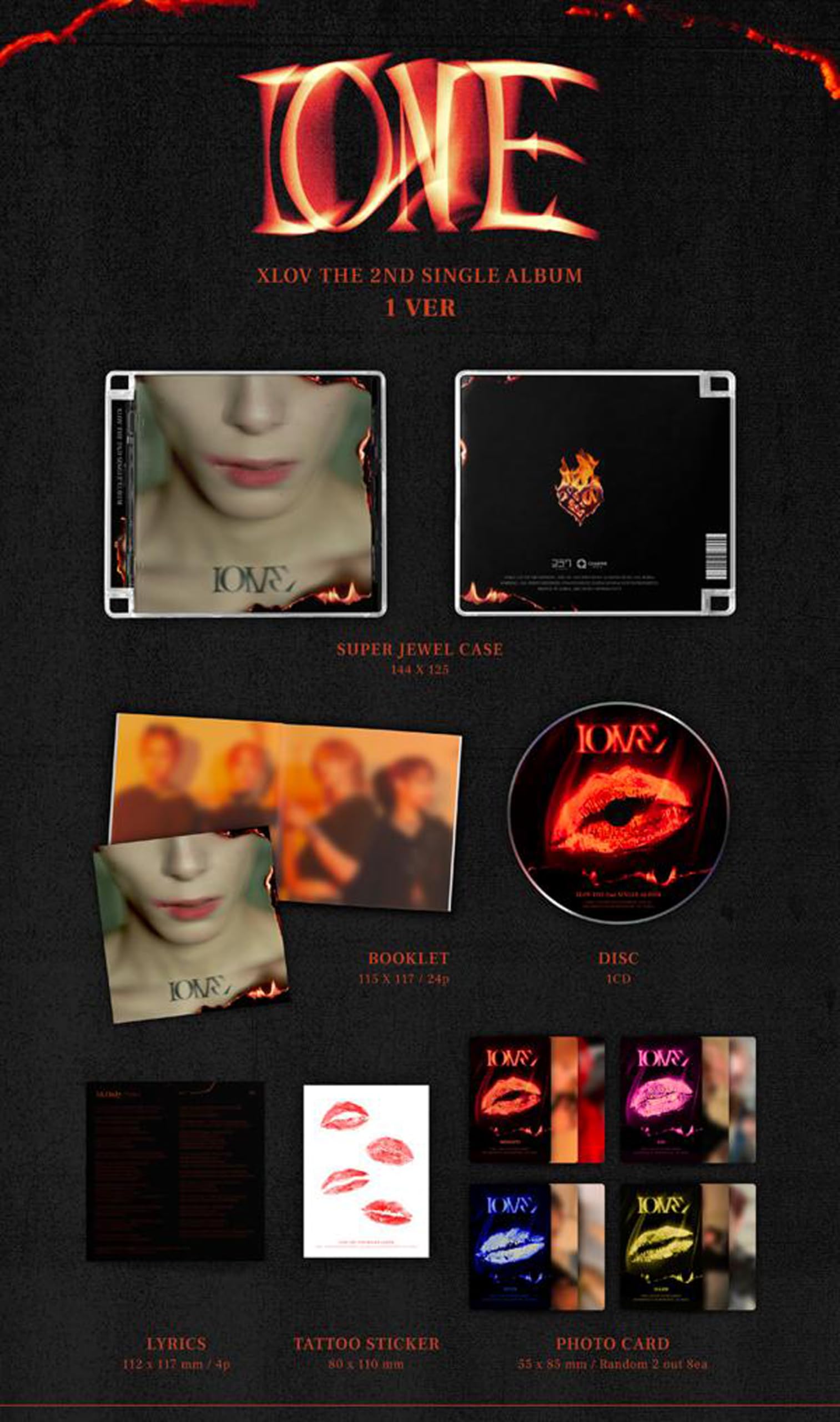 XLOV I ONE 2nd Single Album (JEWEL Ver.), Home & Kitchen