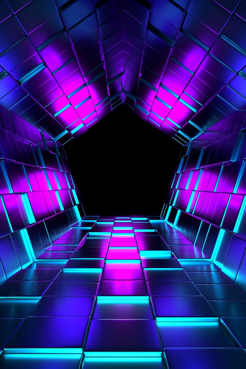 Download Wallpaper 800x1200 Tunnel, Light, Reflection, 3D Iphone 4s 4 For Parallax HD Background