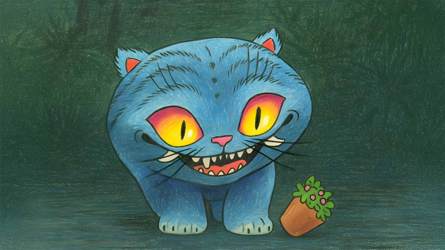 Kpop Demon Hunters Derpy Tiger Wallpaper in HD & 4K