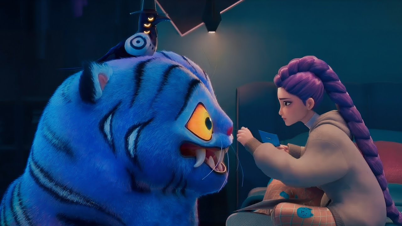 All Derpy Tiger and Magpie Scenes Kpop Demon Hunters 헌트릭스