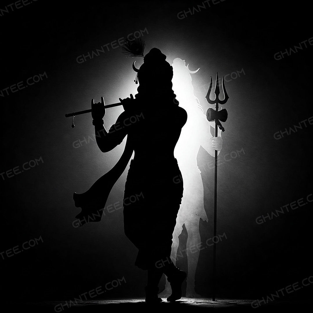 Krishna Shiva Wallpaper