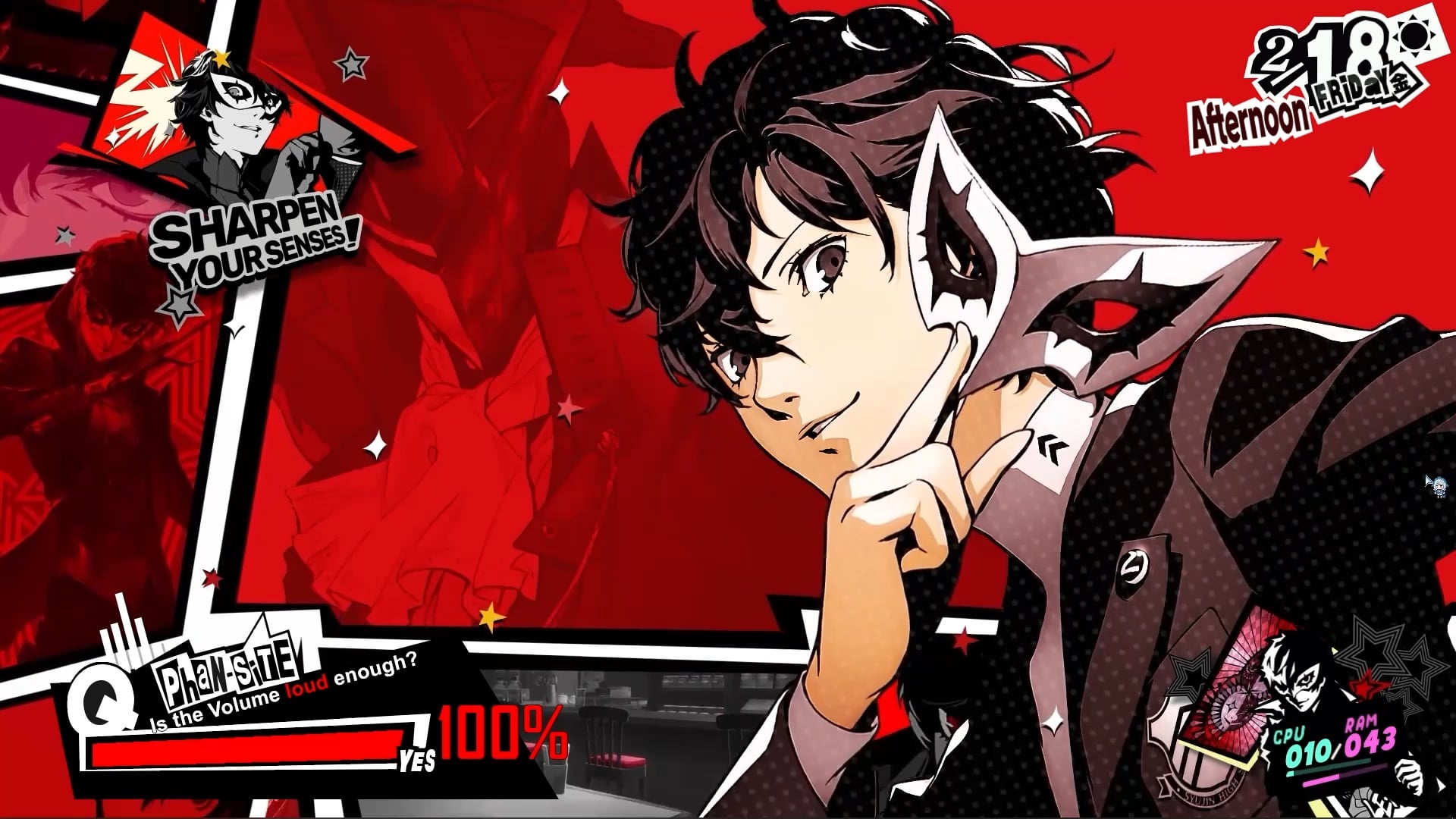 My Persona 5 themed desktop