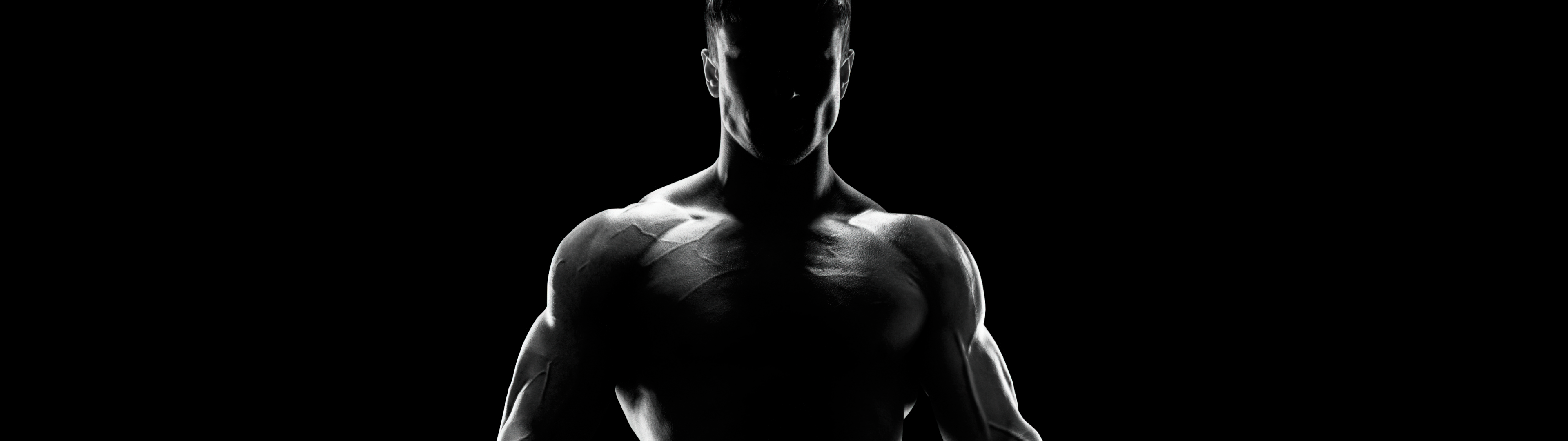 Bodybuilder Wallpaper 4K, AMOLED, Black background
