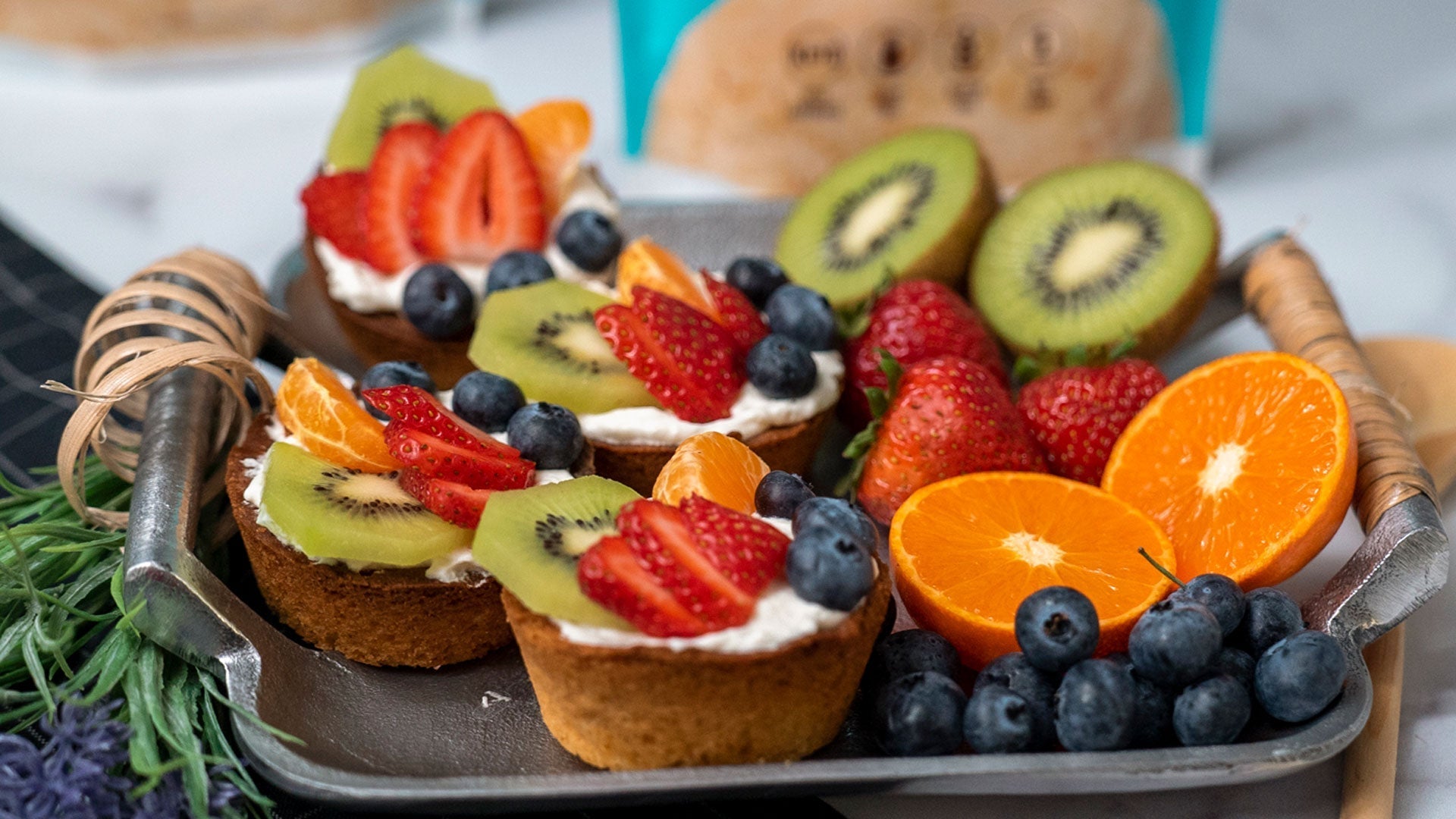 Fruit Tarts with Cream Cheese Filling