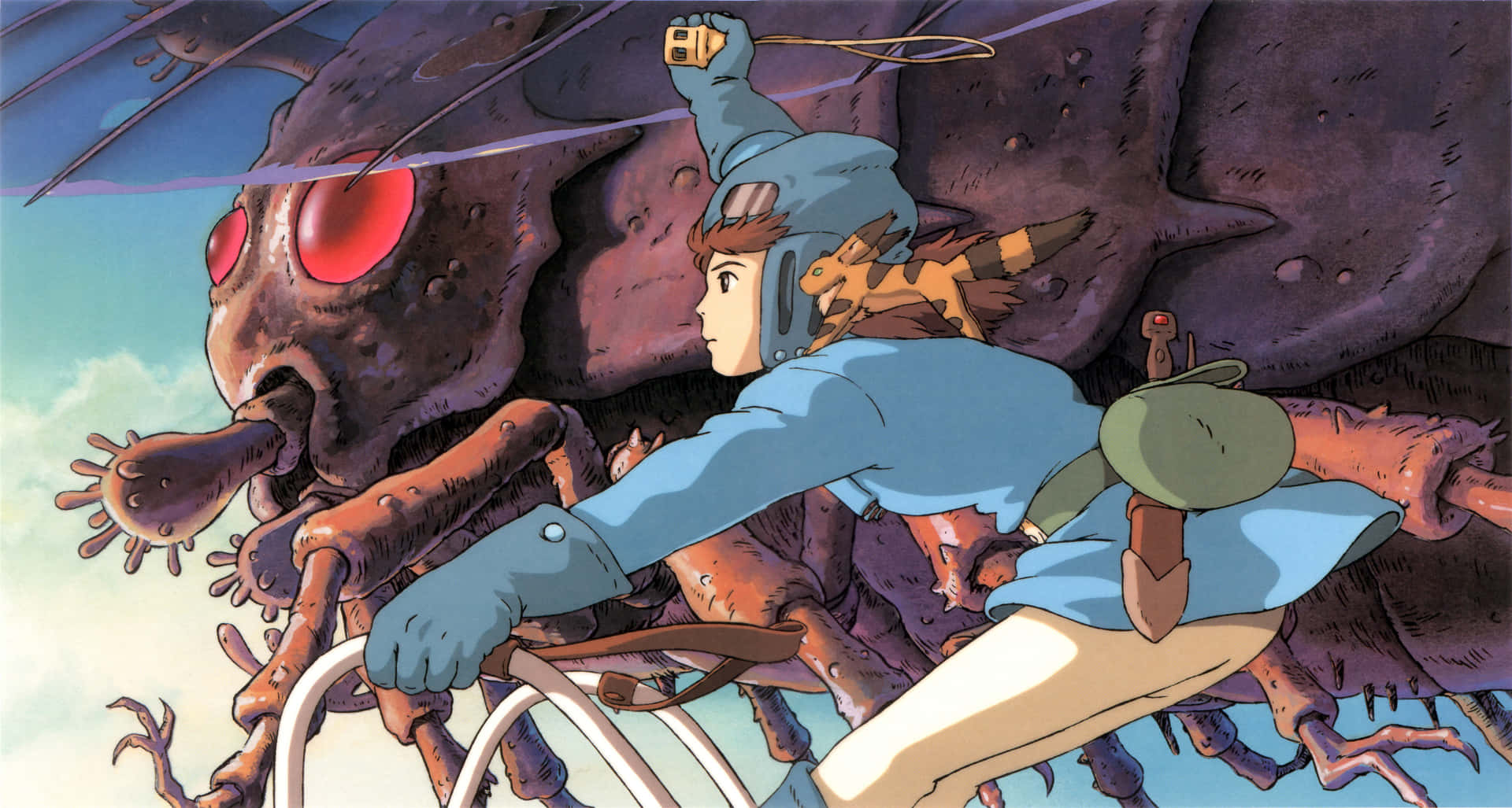 Download Caption: Nausicaä Soaringley Of The Wind Wallpaper