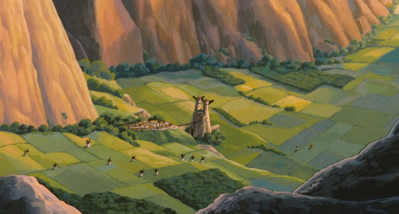 Tohad from Nausicaä of the Valley of the Wind (directed by Hayao Miyazaki, 1984, Ghibli Studios)