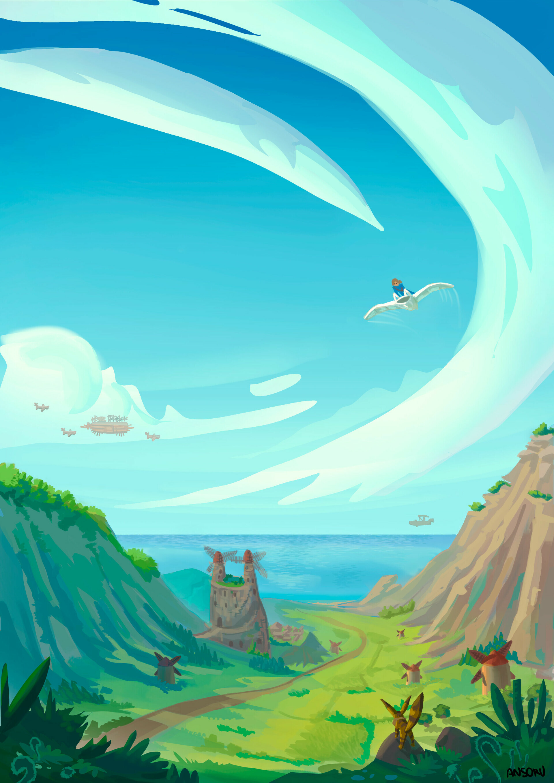 Nausicaa of the Valley of the Wind Wallpaper