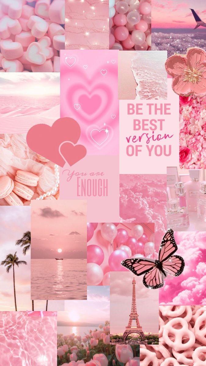 Pink Collage. Pink wallpaper ipad, iPhone wallpaper girly, Pretty wallpaper ipad