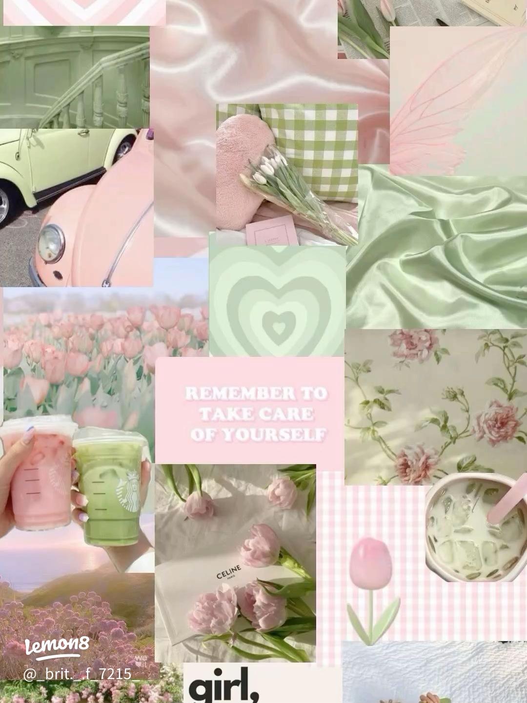 Explore Stunning Pink & Green Aesthetic Wallpaper Pt. 2