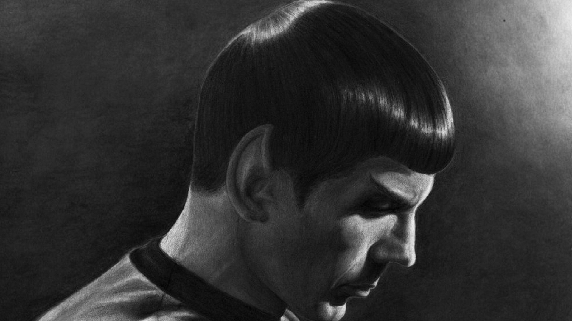 Leonard Nimoy, Spock, Drawing, Star Trek HD Wallpaper / Desktop and Mobile Image & Photo