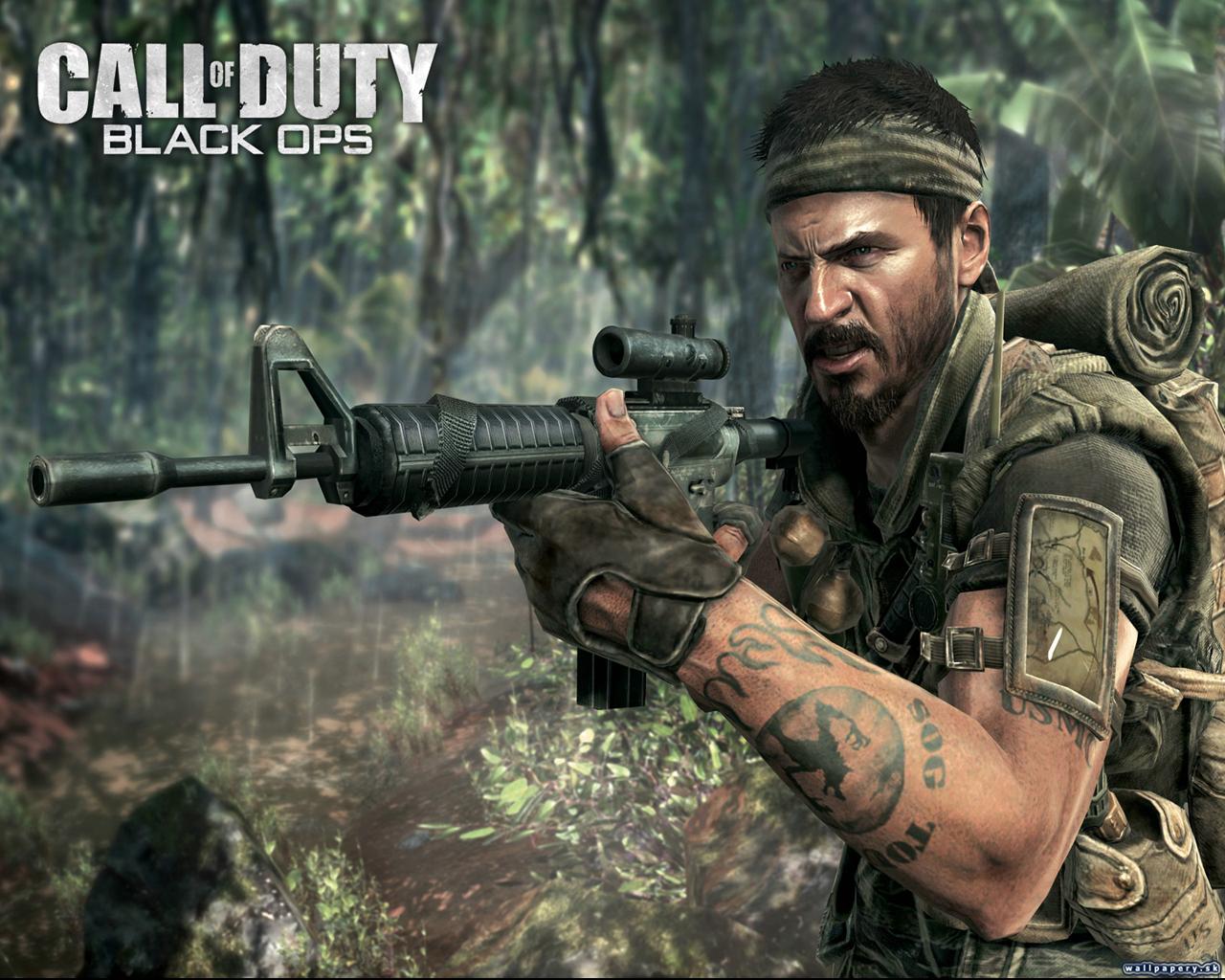 Desktop Wallpaper Call of Duty 7: Black Ops vdeo game