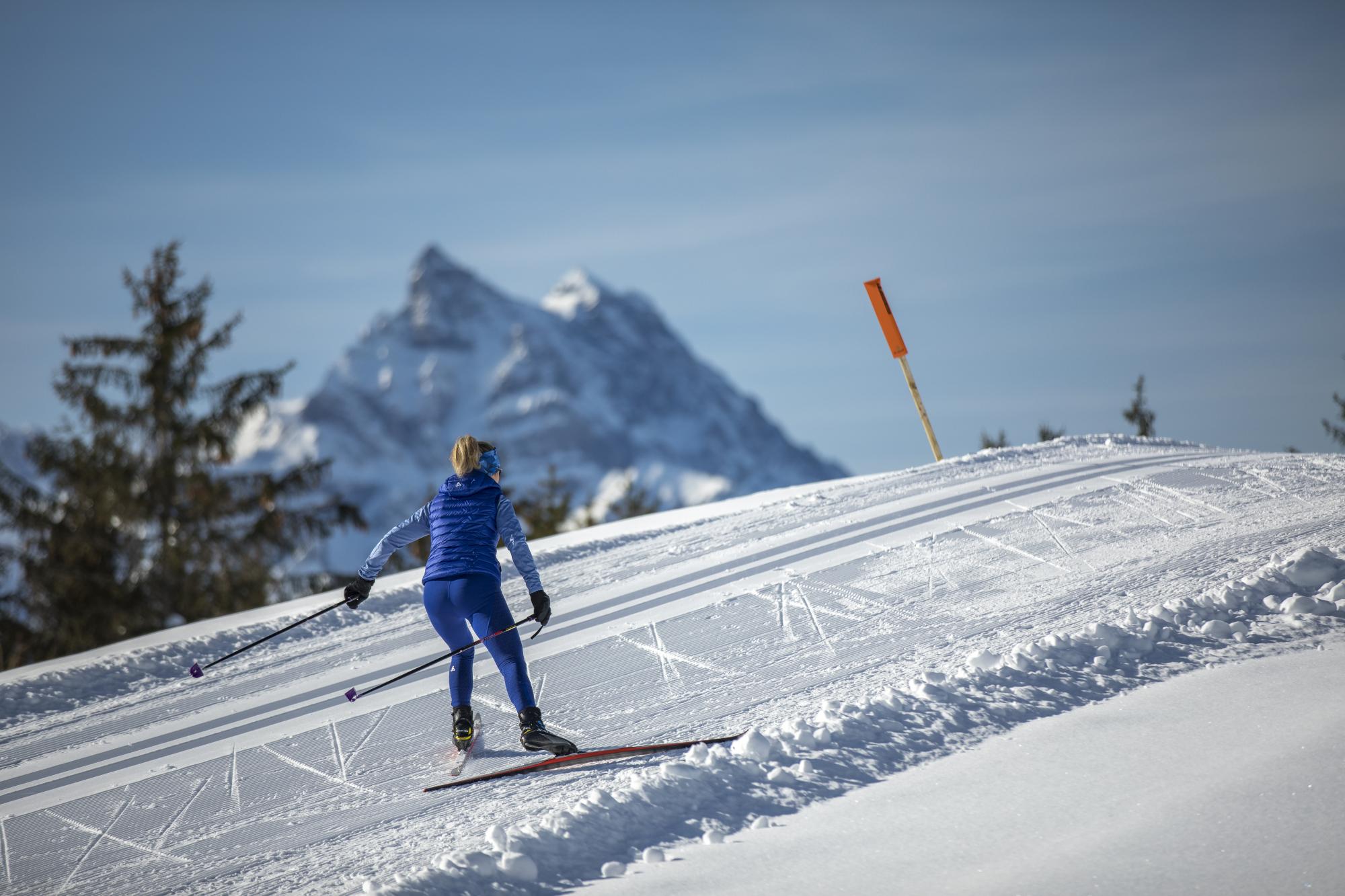 Cross Country Skiing In The Villars Gryon Les Diablerets Bex Region