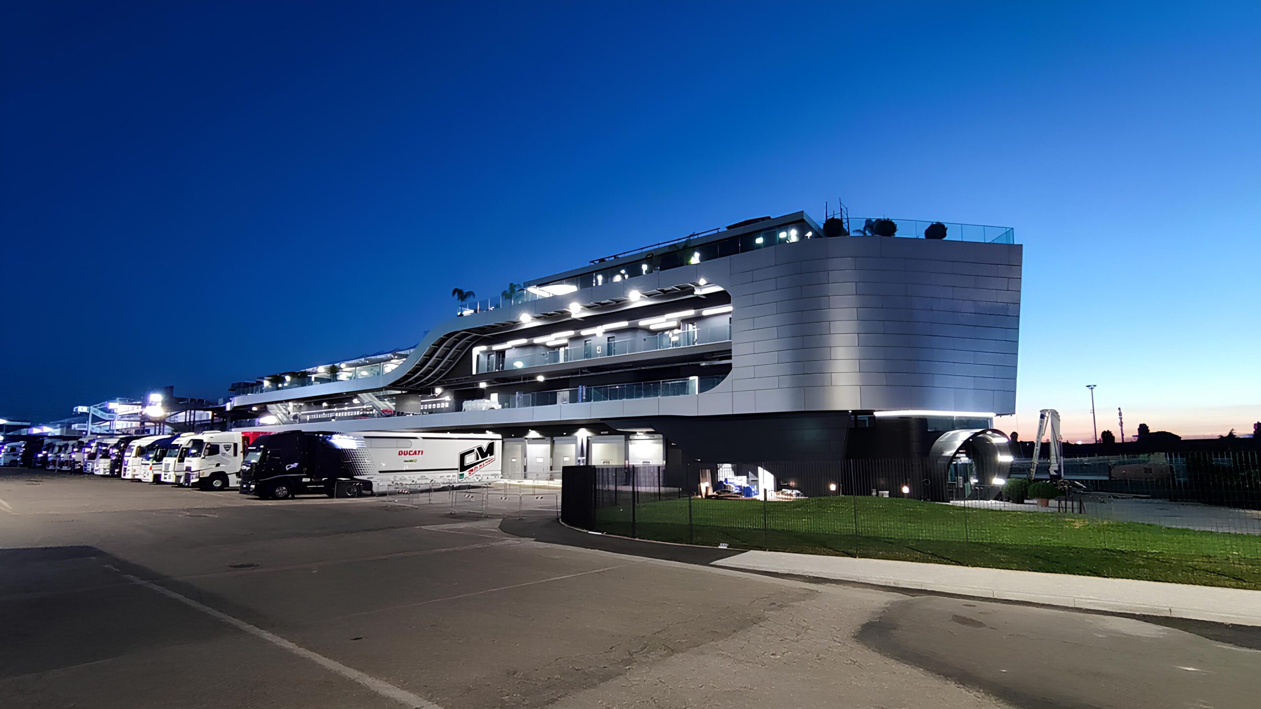 EXTENSION OF THE BOX BUILDING AT MISANO WORLD CIRCUIT
