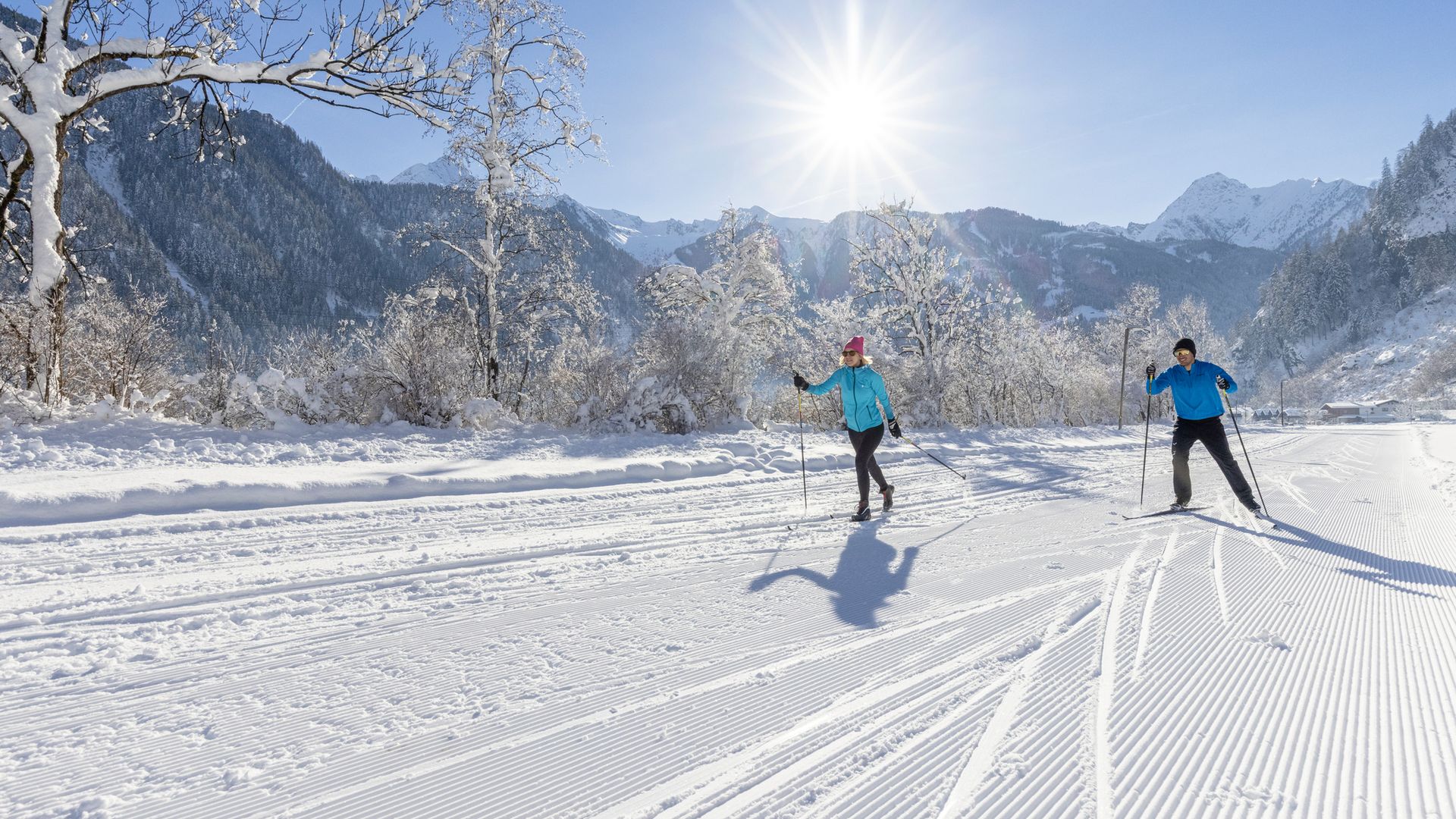 Cross country skiing in Zillertal