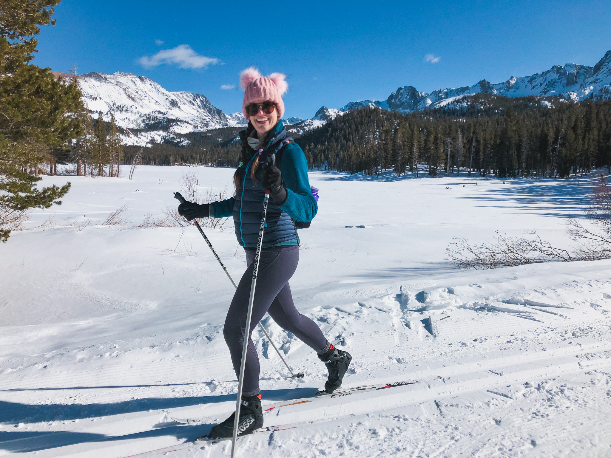 California Cross Country Skiing In Beautiful Mammoth