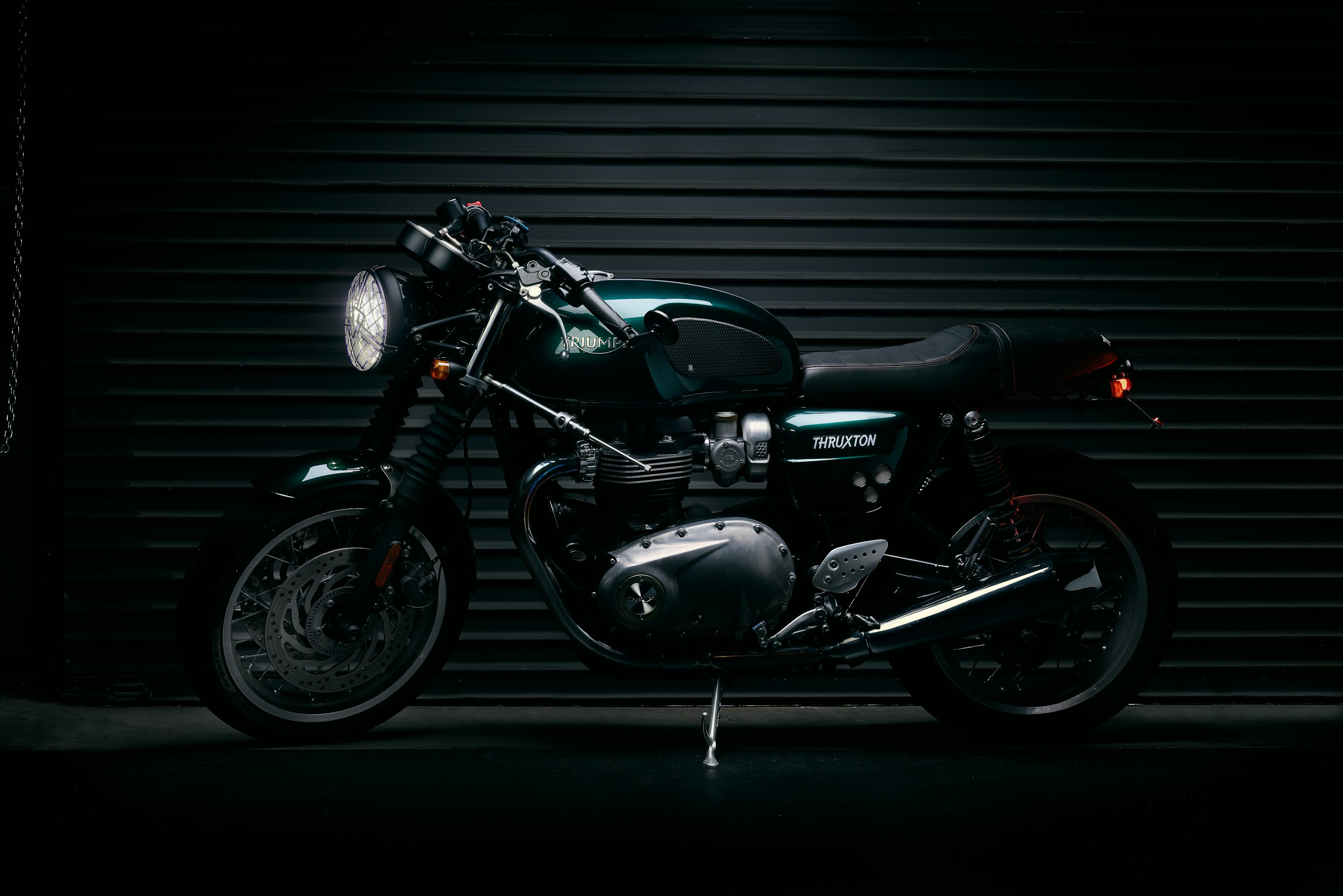 Motorcycle Garage Picture. Download Free Image