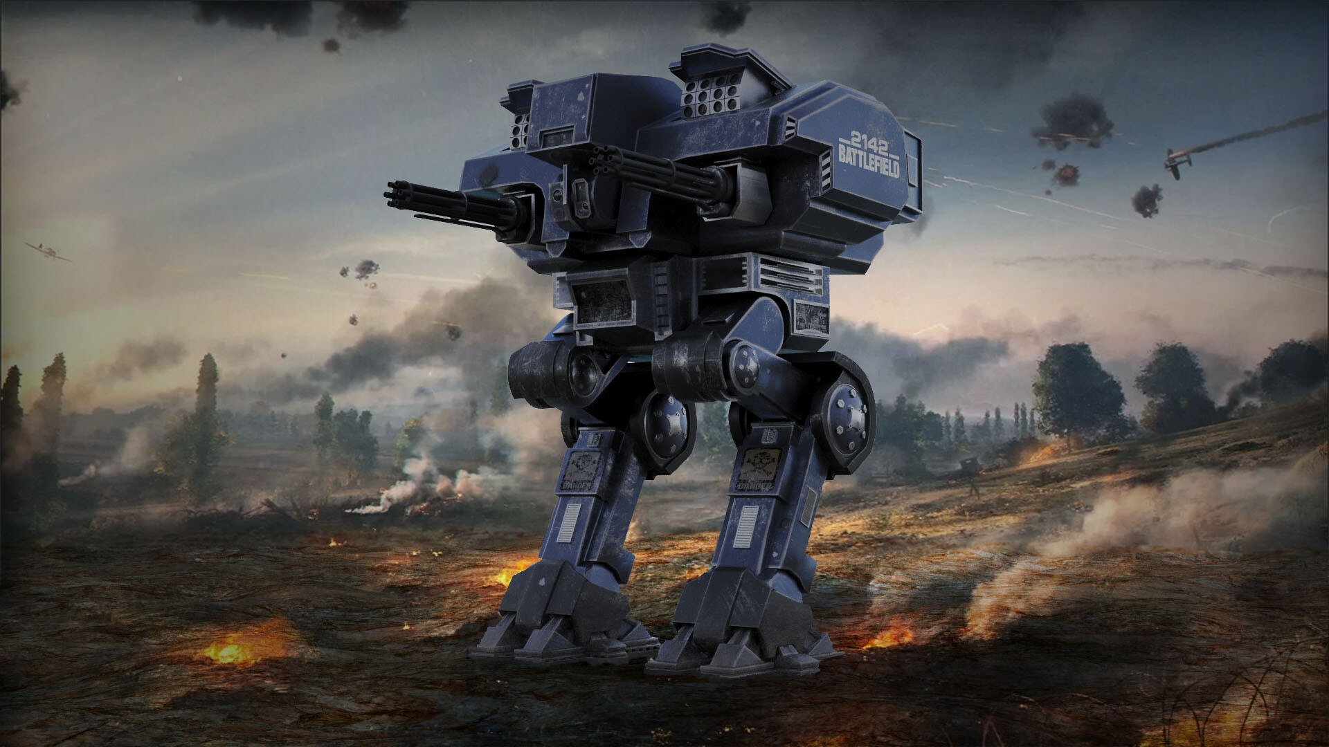 Battlefield 2142 L 5 RIESIG Mech