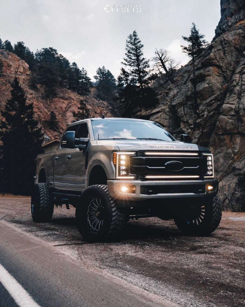 Ford F 250 Super Duty With 24x14 81 ARKON OFF ROAD Alexander And 40 14.5R24 GBC Centennial M T And Suspension Lift 6