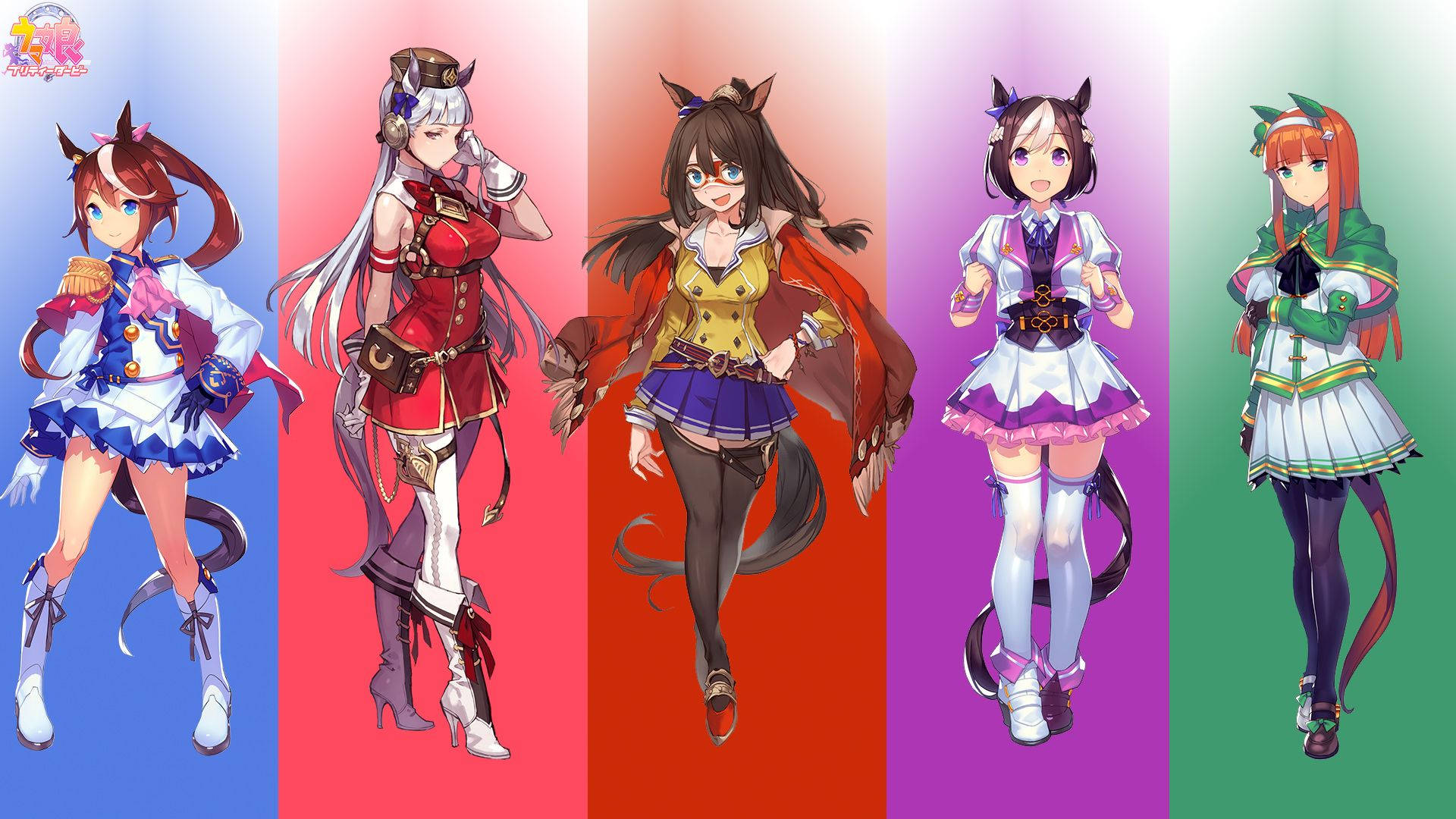 Download Uma Musume Pretty Derby Anime Collage Wallpaper