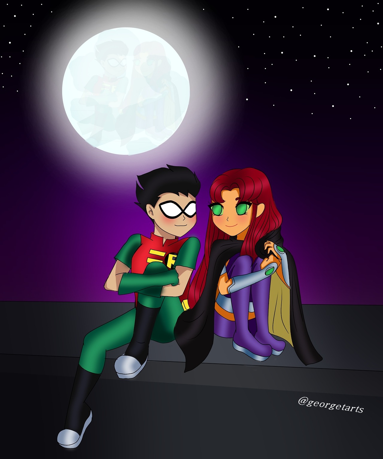 Robin x Starfire