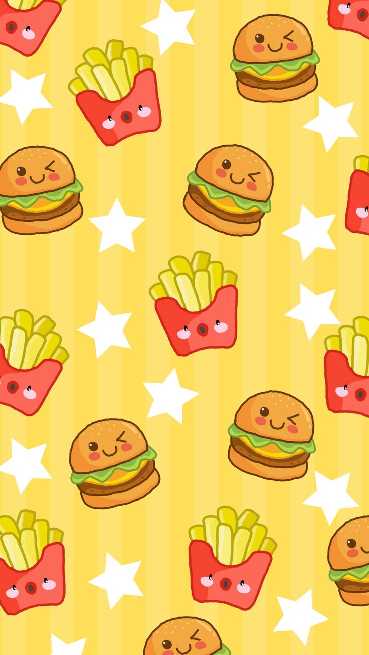 Fast food iPhone wallpaper