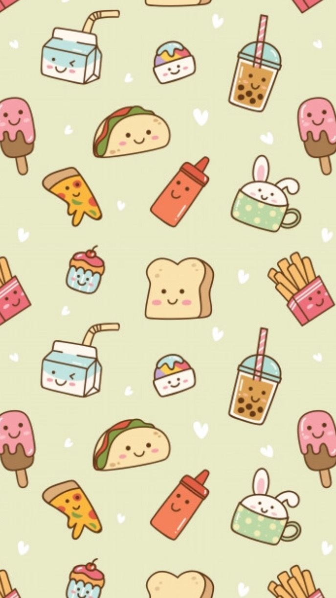 Wallpaper iPhone. Cute food wallpaper, Cute patterns wallpaper, Cute wallpaper