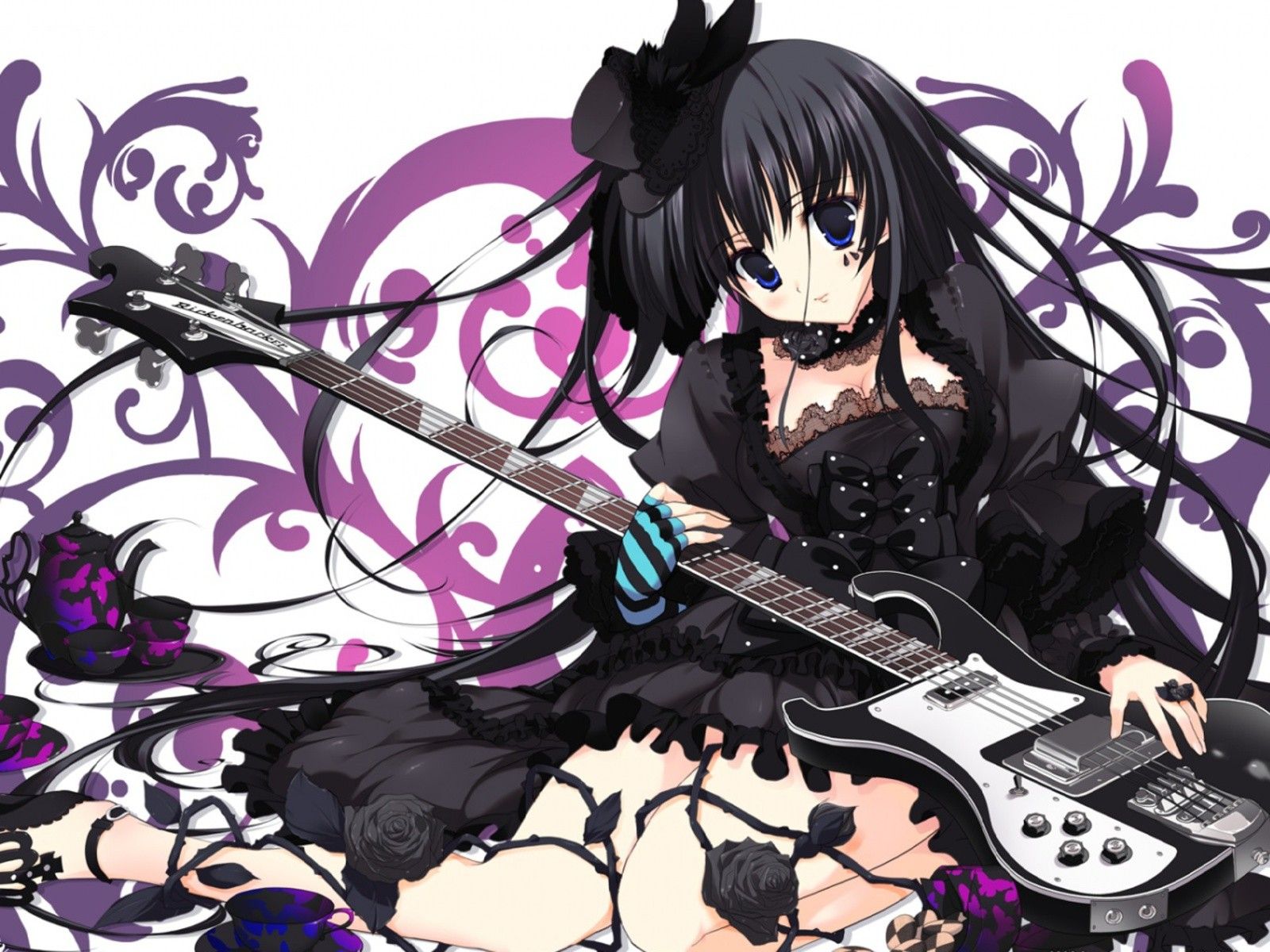 Gothic Anime Girl HD Desktop Wallpaper 21899