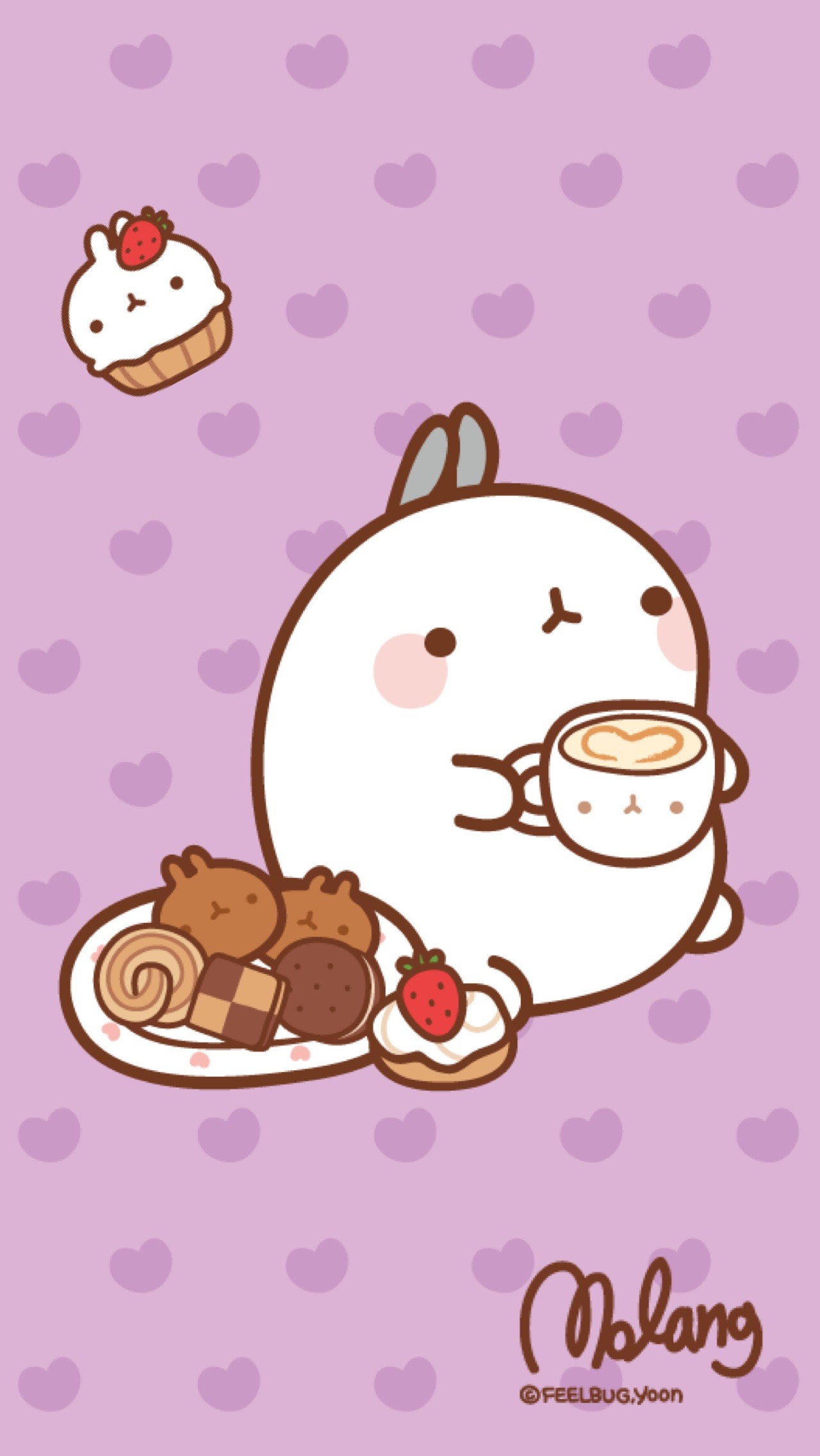 Cute Cartoon Food Wallpaper