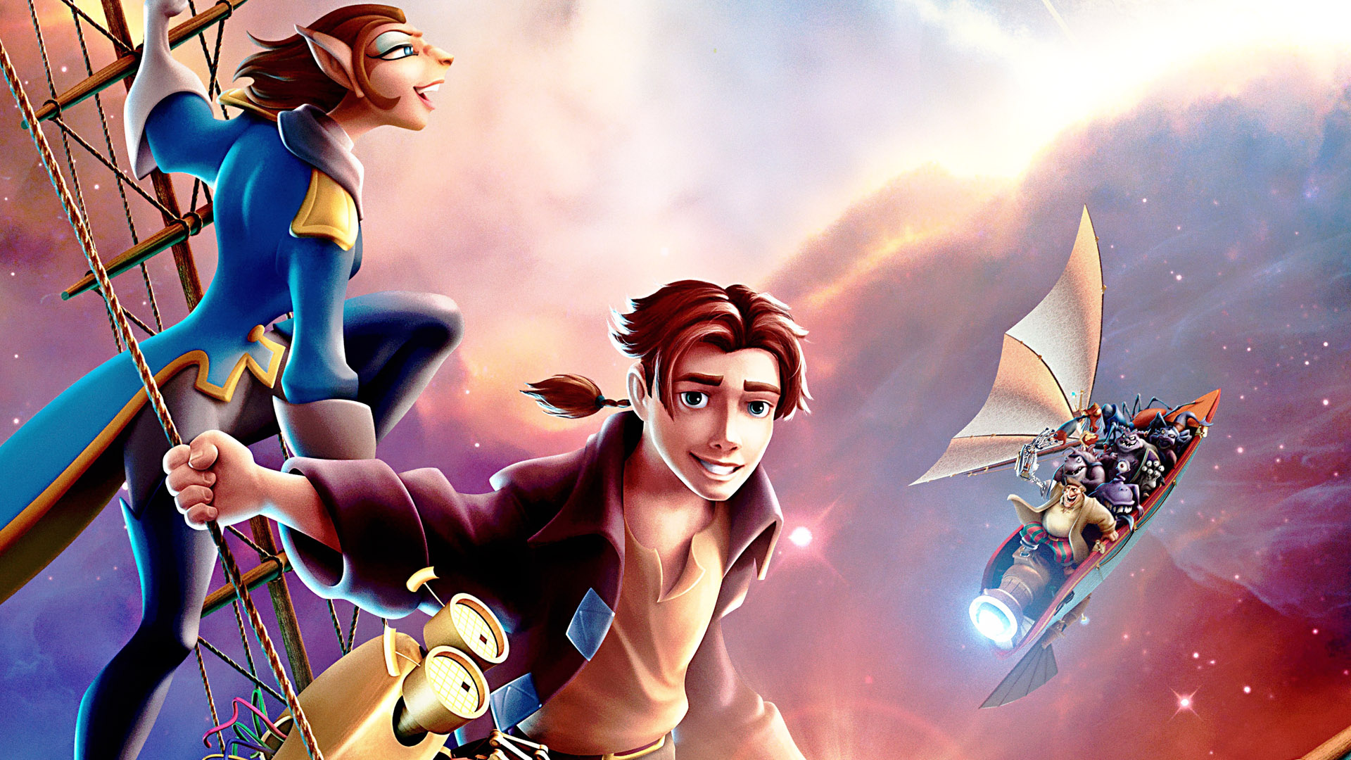 Jim Hawkins Adventure. Treasure Planet HD Movie Wallpaper