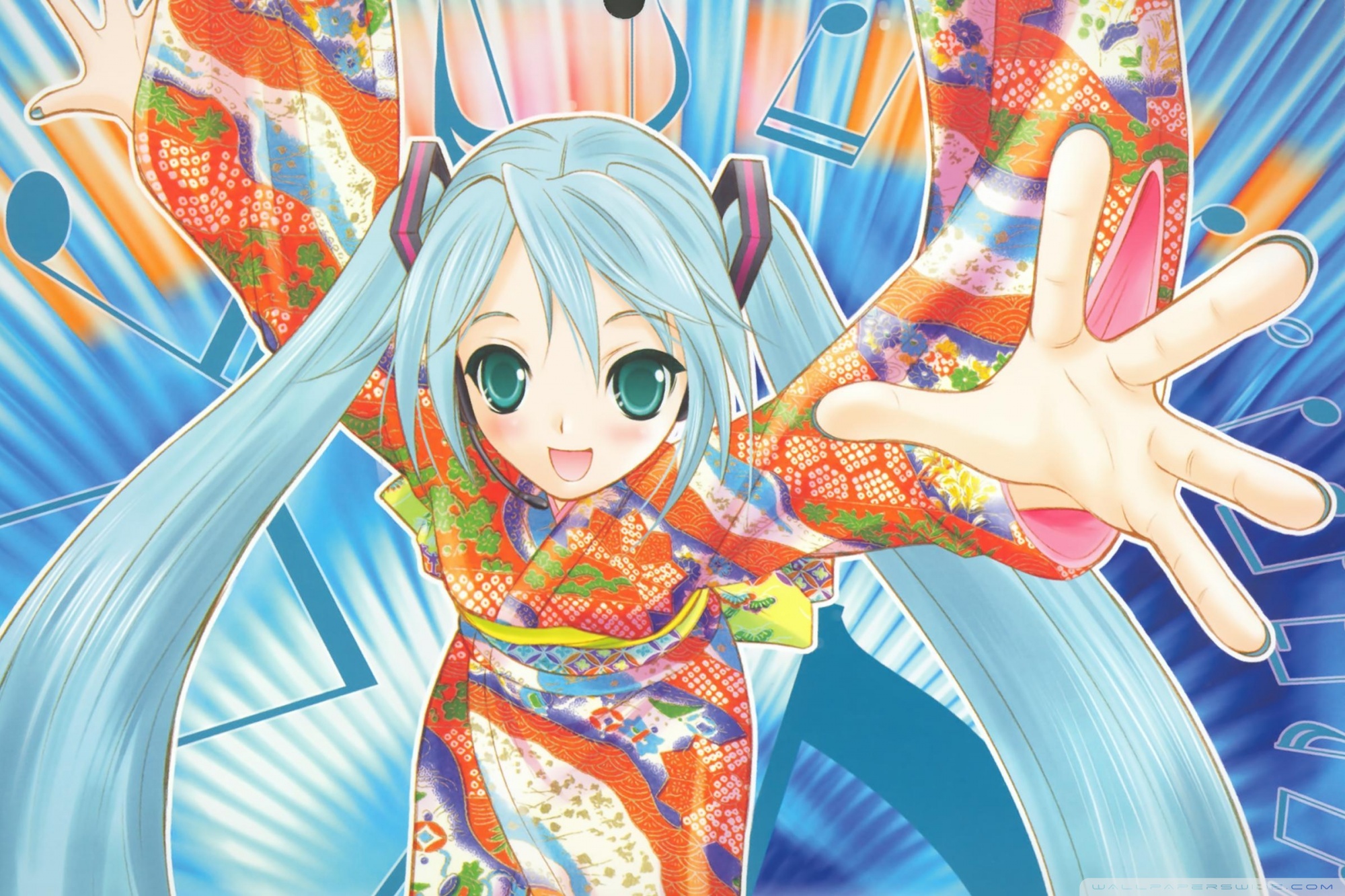 Hatsune Miku 4K UHD Wallpaper for UltraHD Desktop and TV, Dual Monitor